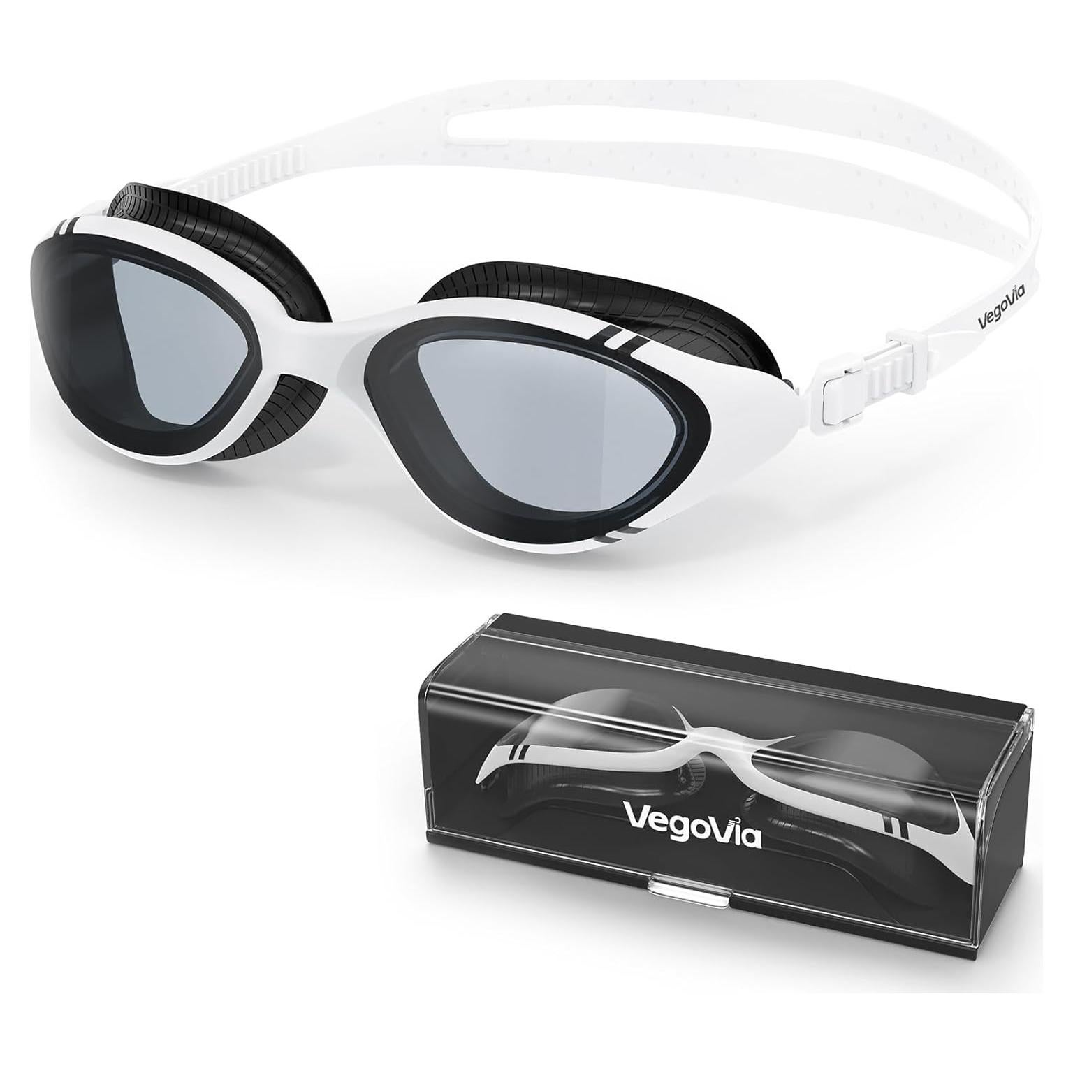 Gafas de natación VegoVia Adulto Anti-vaho UV con estuche