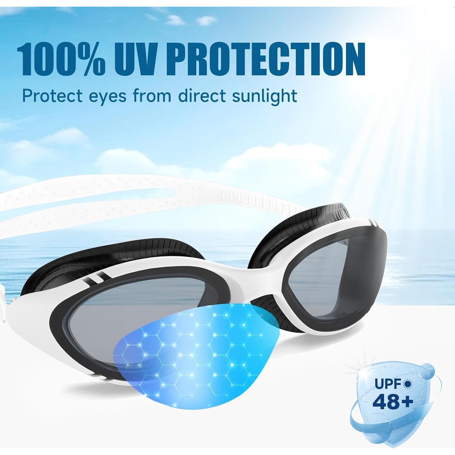 Gafas de natación VegoVia Adulto Anti-vaho UV con estuche