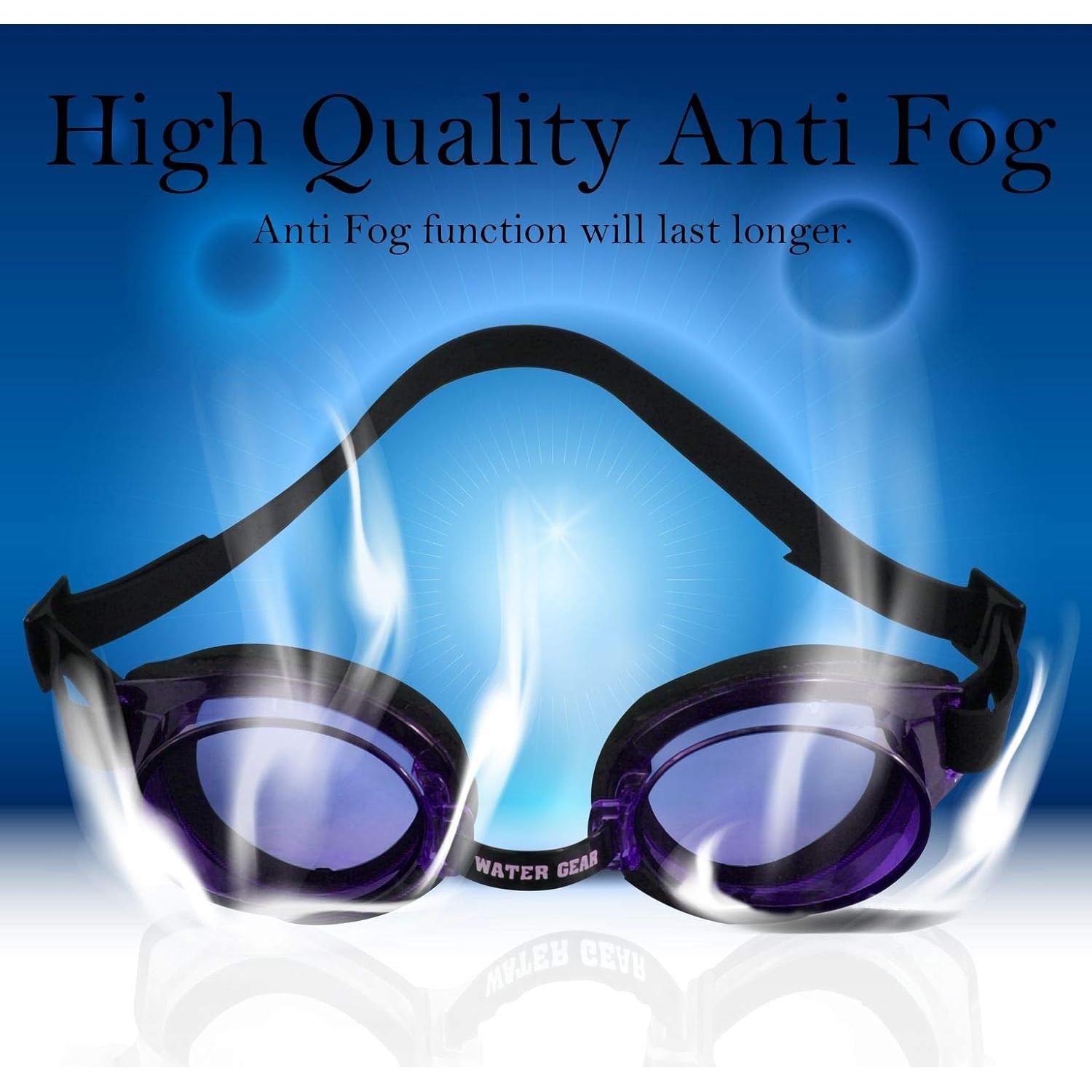 Gafas de Natación Antiniebla Water Gear Clásicas Púrpura
