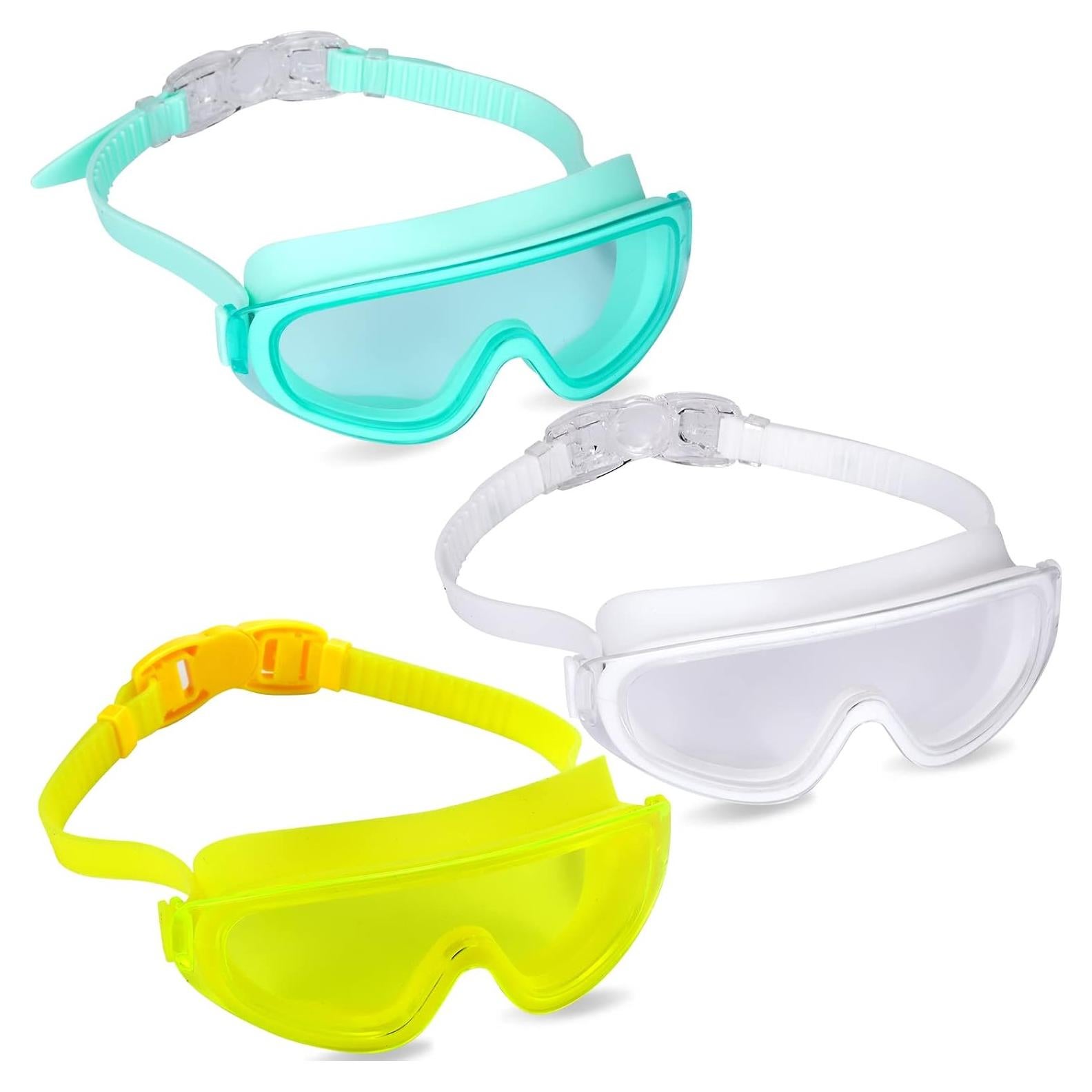 Gafas de natación para niños Theuzi 3 Pack con lente amplia