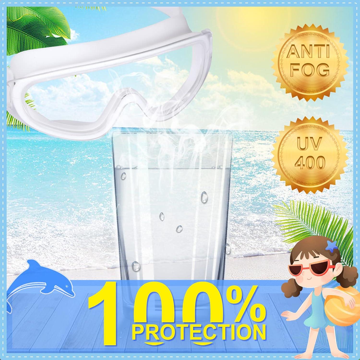 Gafas de natación para niños Theuzi 3 Pack con lente amplia