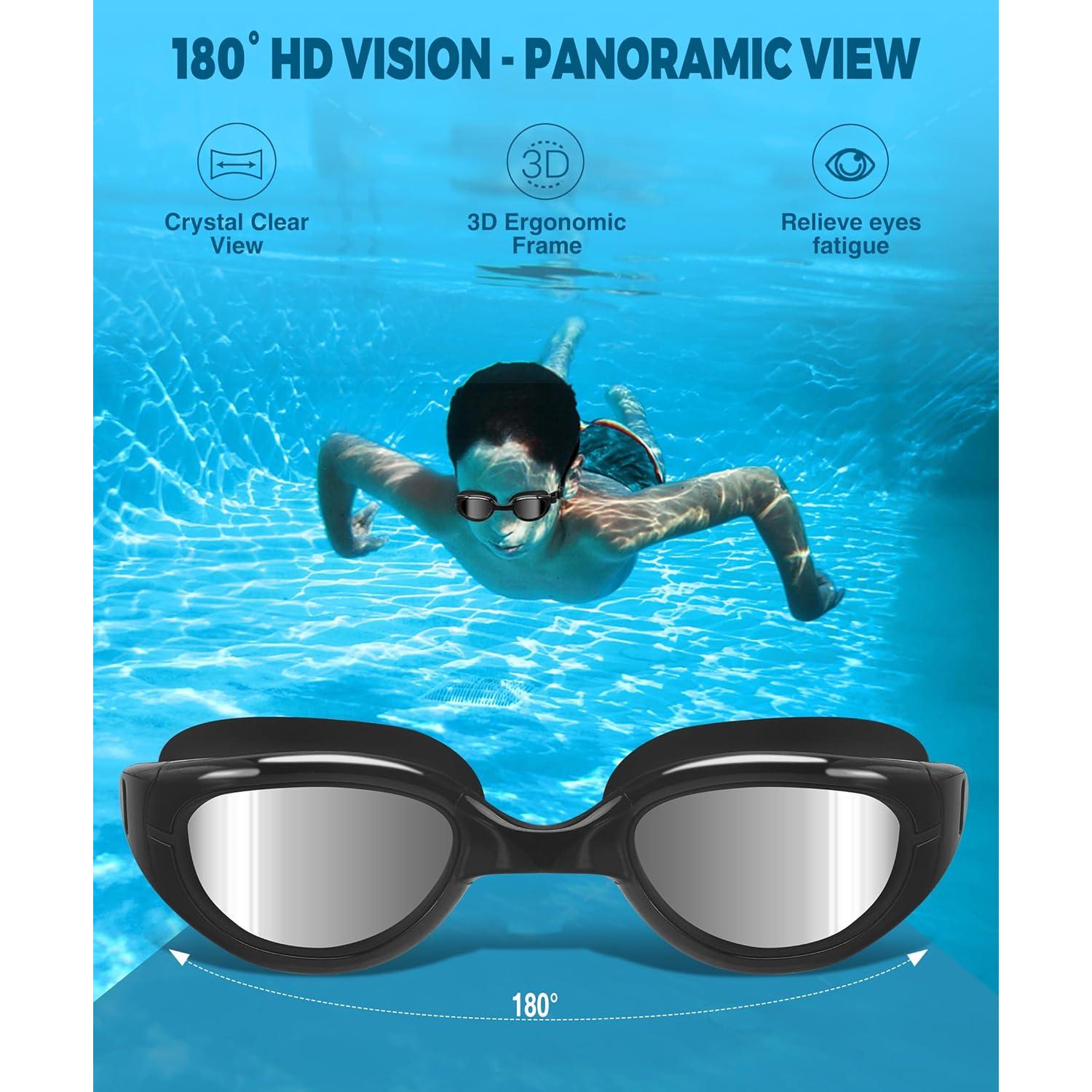 Gafas de natación Aegend para niños 6-11 años polarizadas