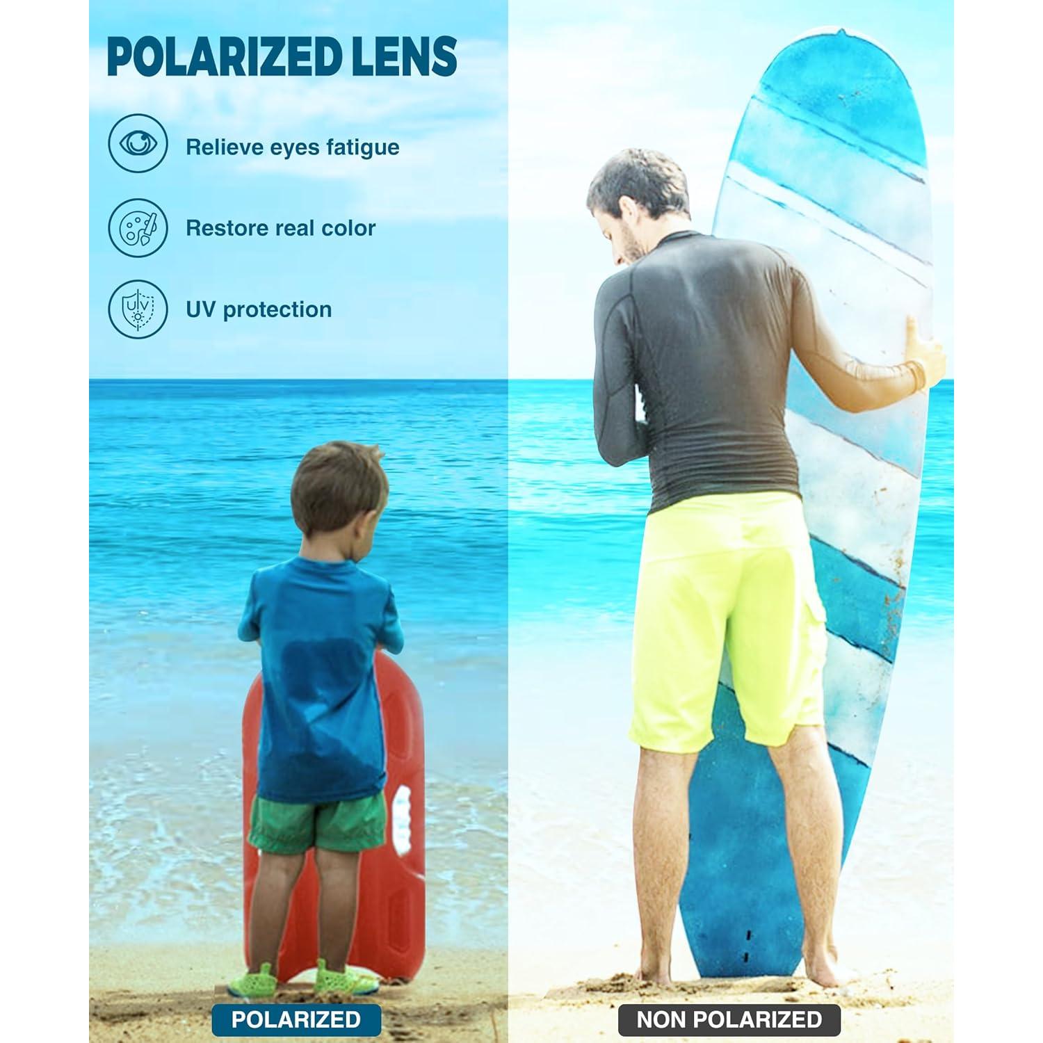 Gafas de natación Aegend para niños 6-11 años polarizadas