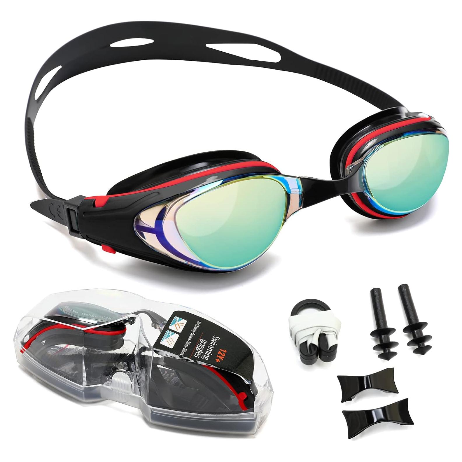 Gafas de natación para miopía Body+ -6.0, antiempañantes, UV