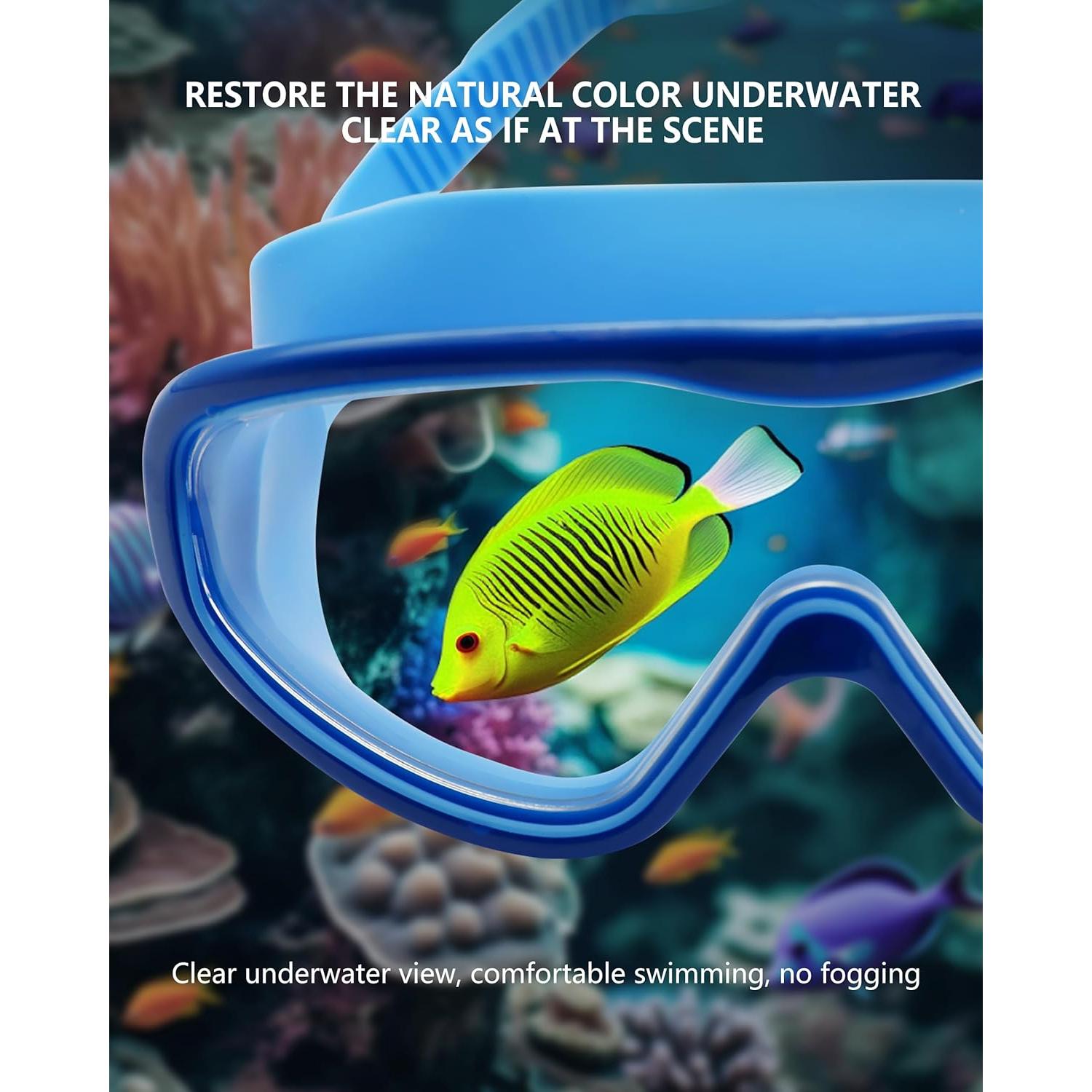 Gafas de Natación Adulto 2 Paquetes Anti-Vaho UV Silicona