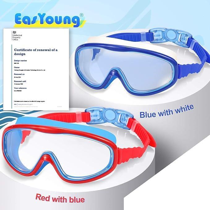 Gafas de Natación EasYoung para Niños 3-15 Años 2-Pack