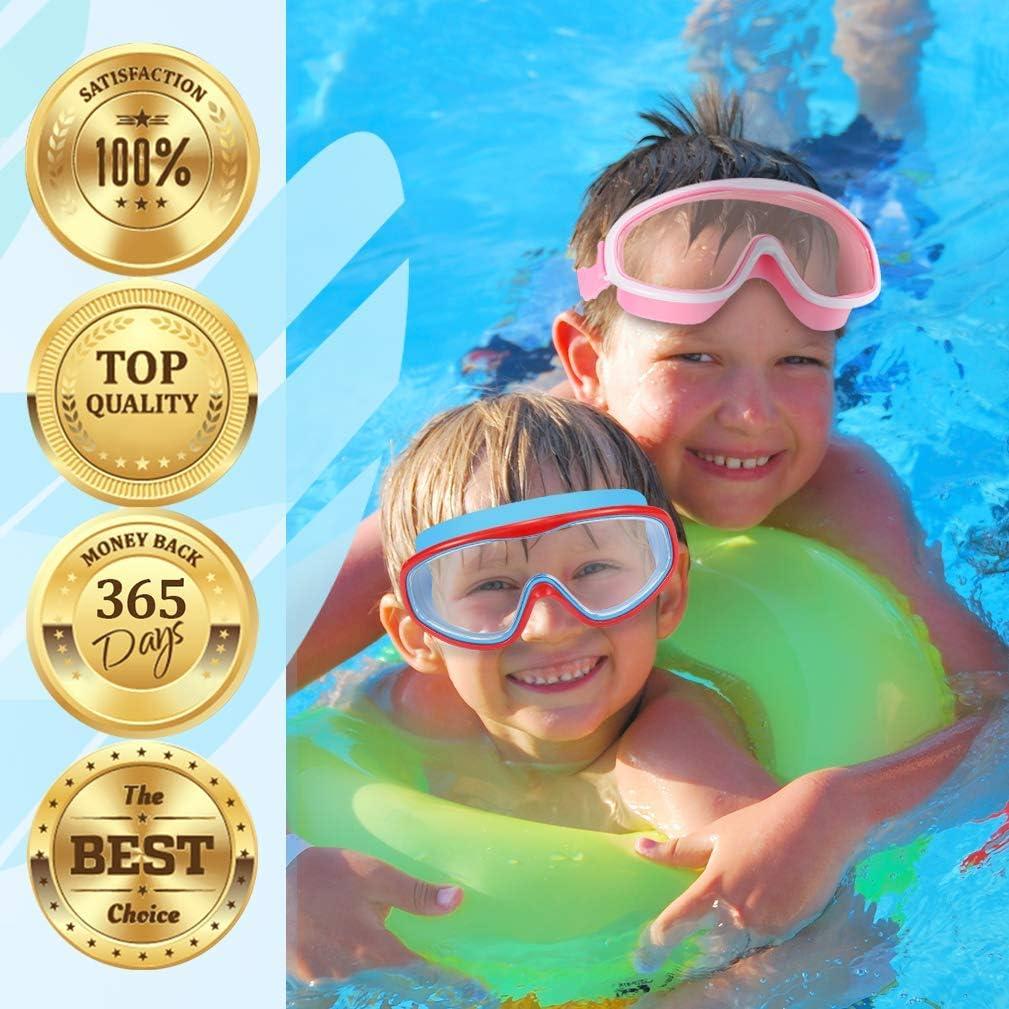 Gafas de Natación EasYoung para Niños 3-15 Años 2-Pack