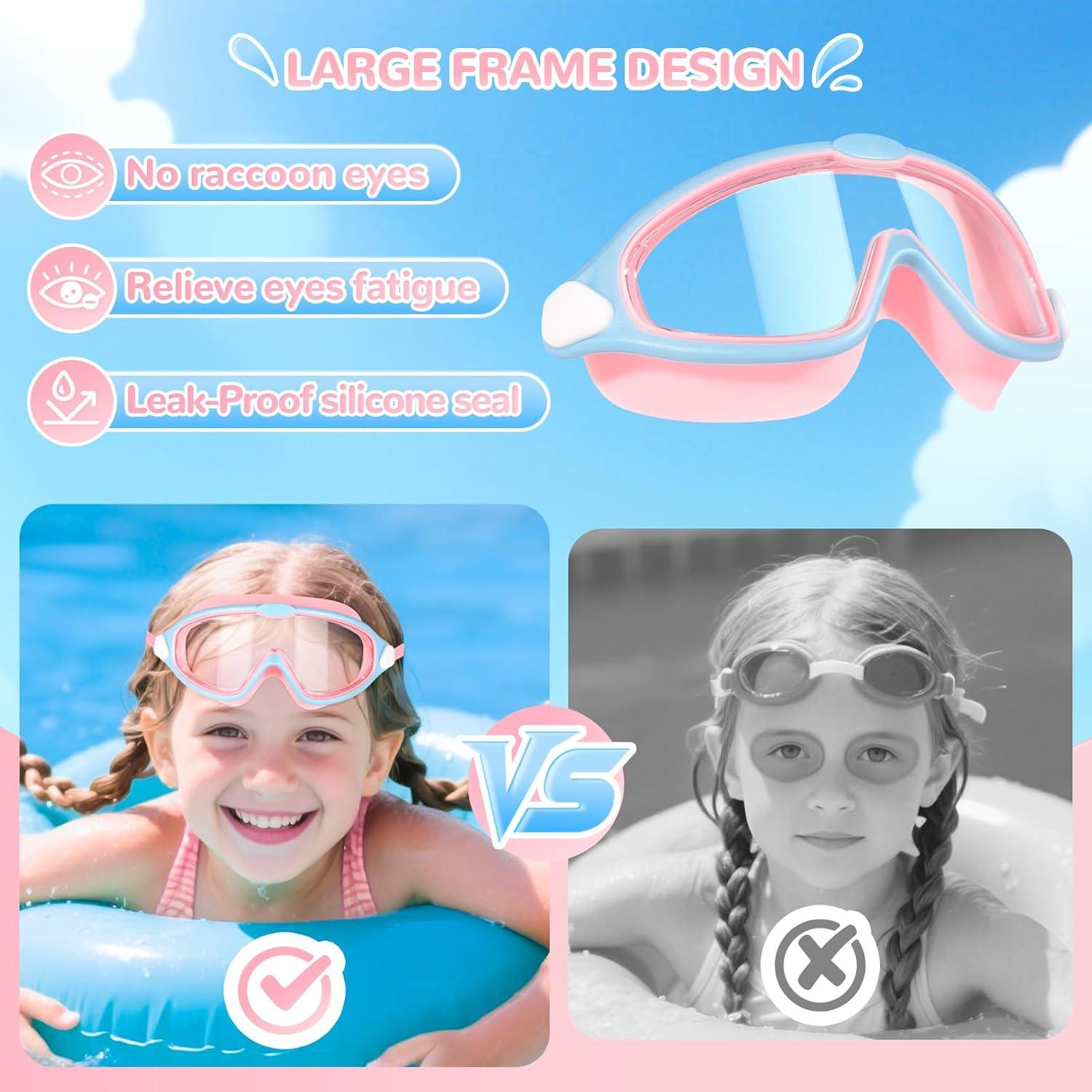 Gafas de natación Supertrip para niños 6-14 años UV Anti-vaho