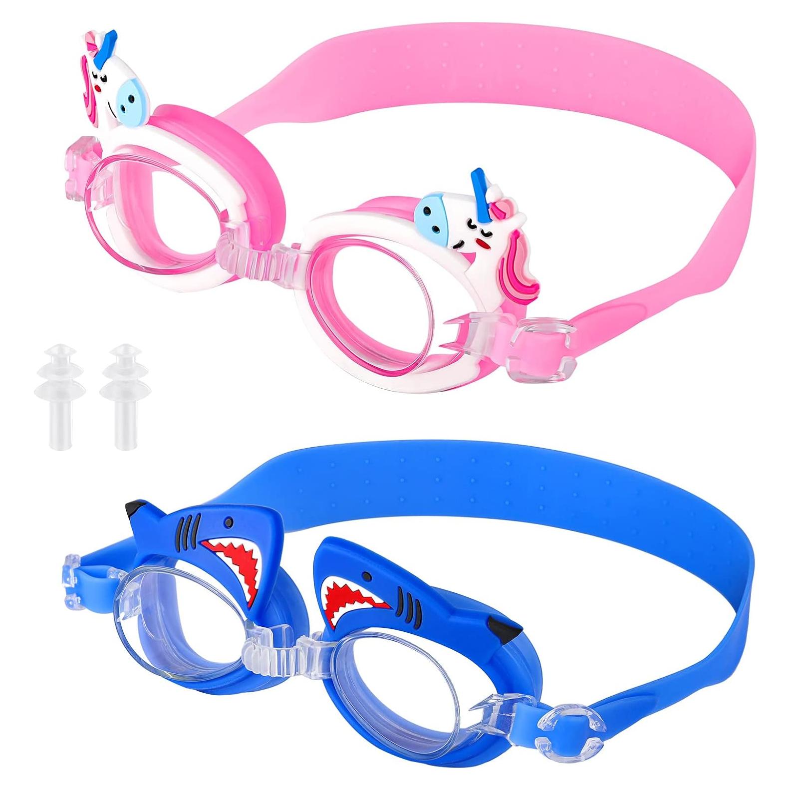 Gafas de Natación Antivaho Foaincore para Niños 3-9 Años