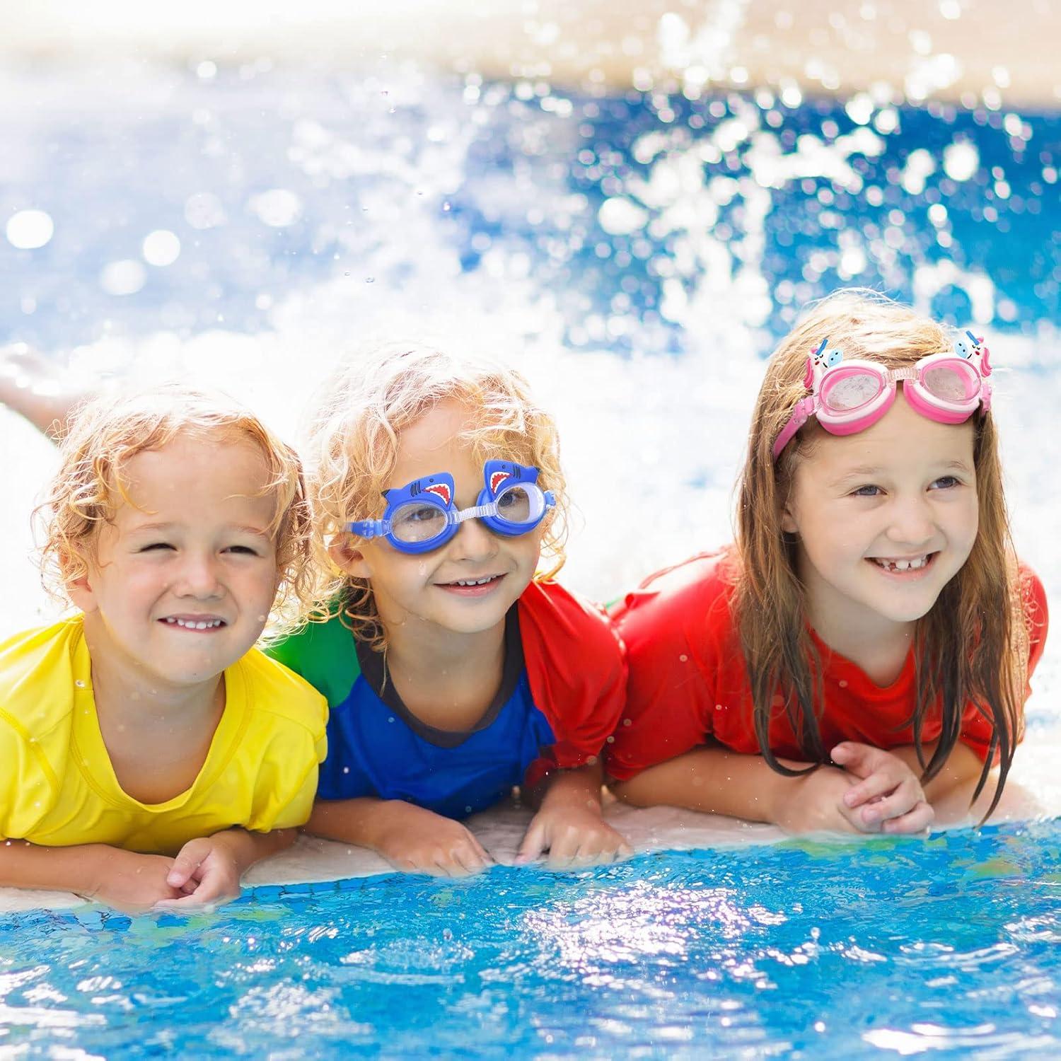 Gafas de Natación Antivaho Foaincore para Niños 3-9 Años