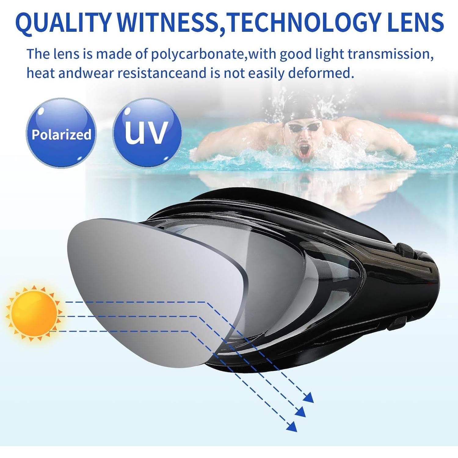 Gafas de natación iGym ShortSighted miopía UV ajustables