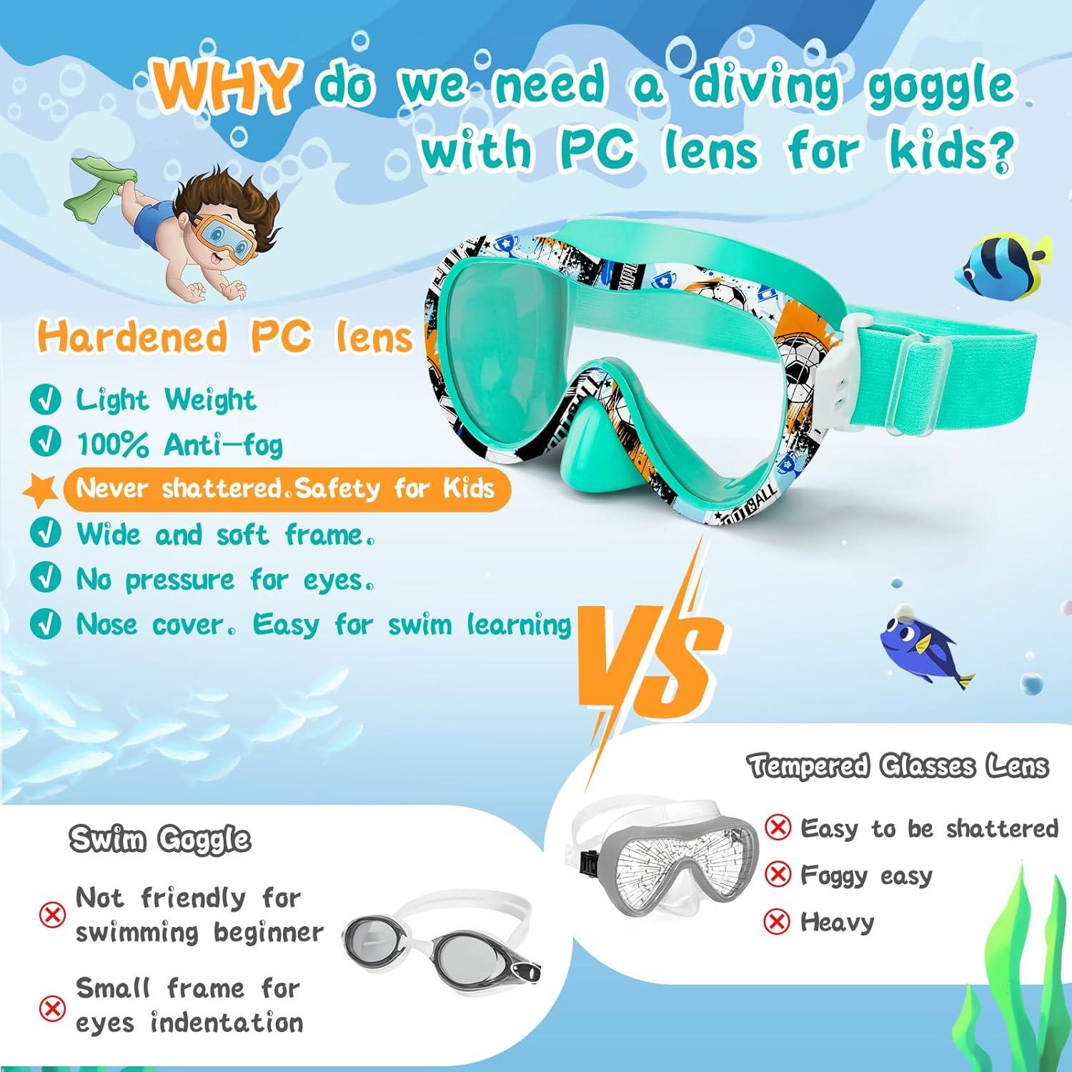 Gafas de natación WAVE MS1415 para niños 3-15 años