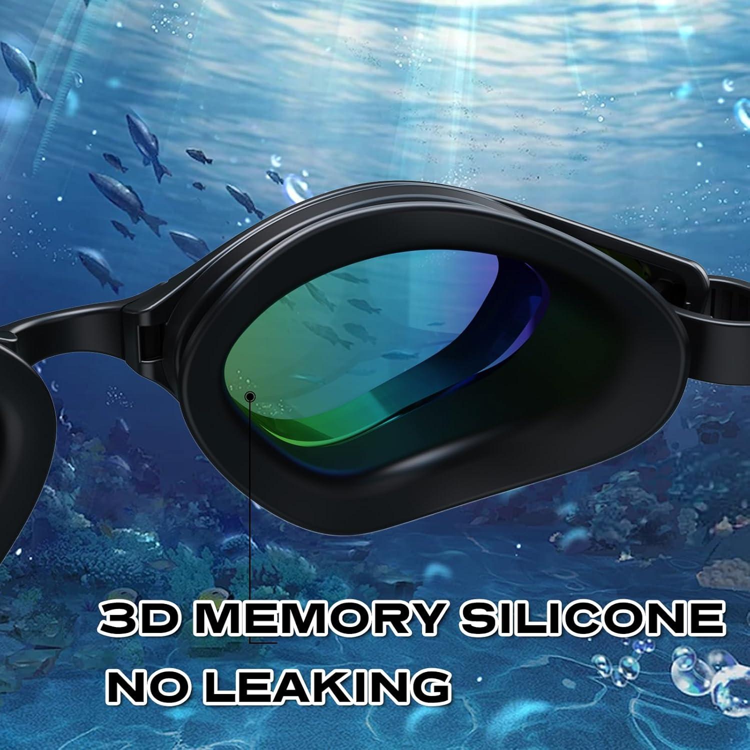 Gafas de natación polarizadas UV con antiempañante - Unisex