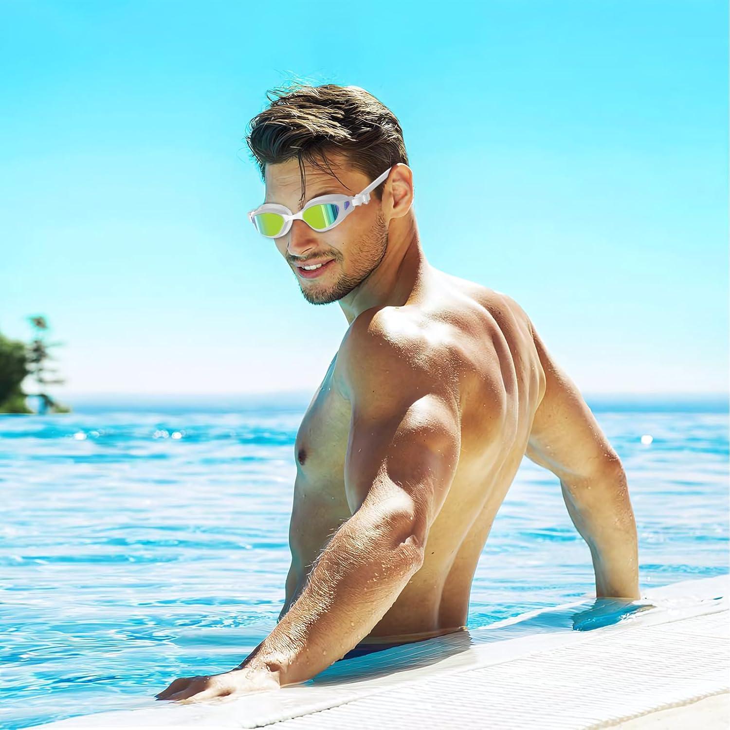 Gafas de natación polarizadas UV con antiempañante - Unisex