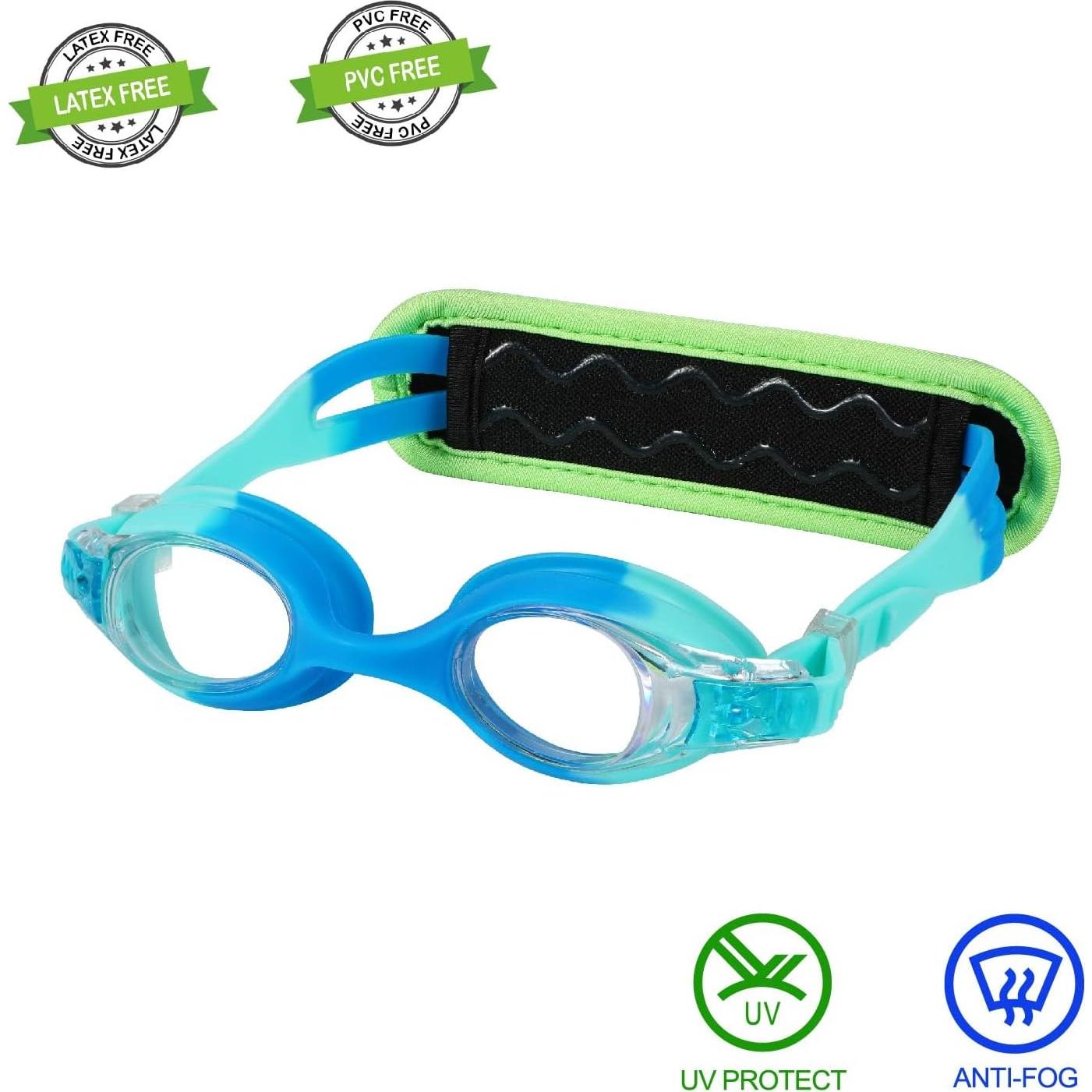 Gafas de natación para niños HYDROCOMFY Tiburón Azul 3-8 años