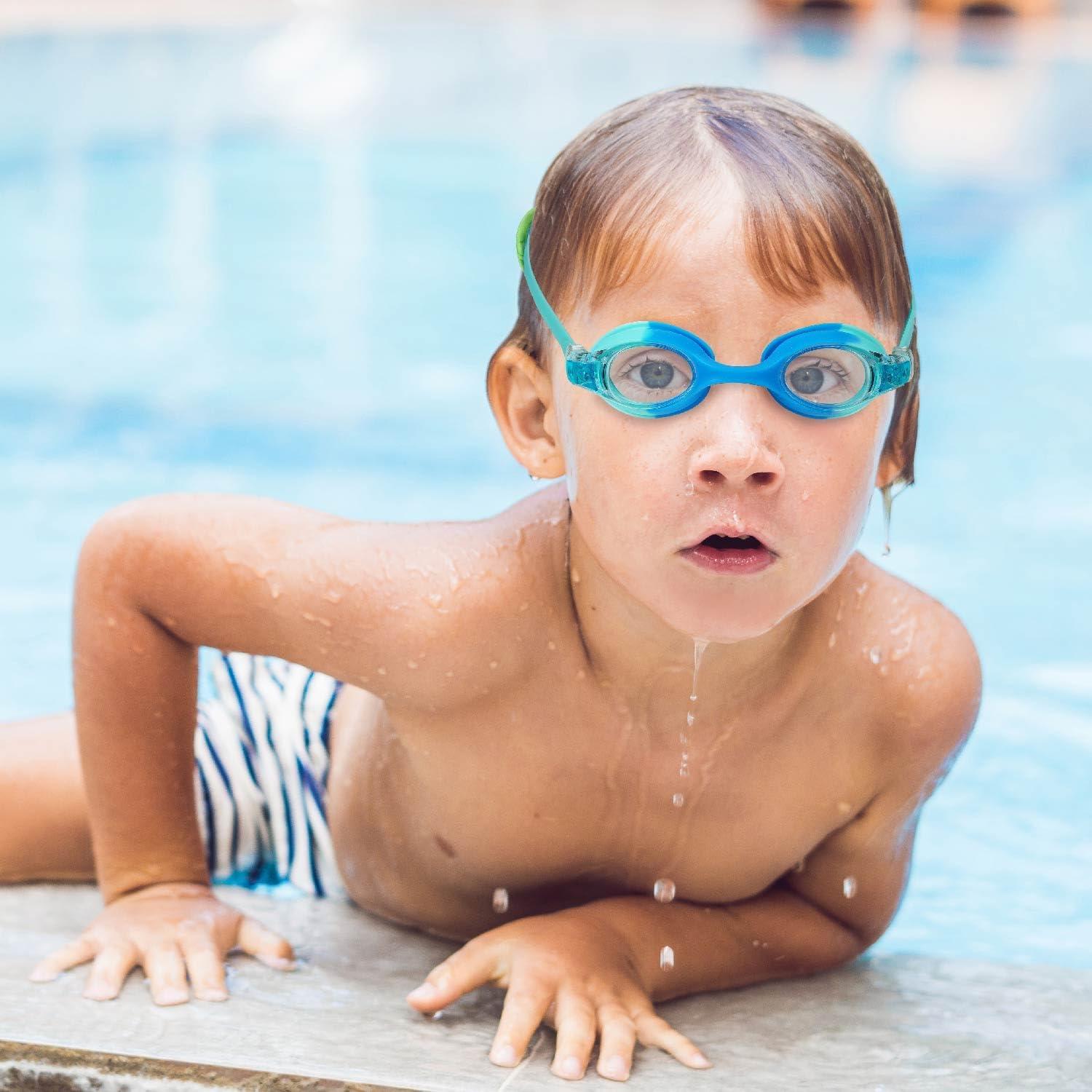 Gafas de natación para niños HYDROCOMFY Tiburón Azul 3-8 años
