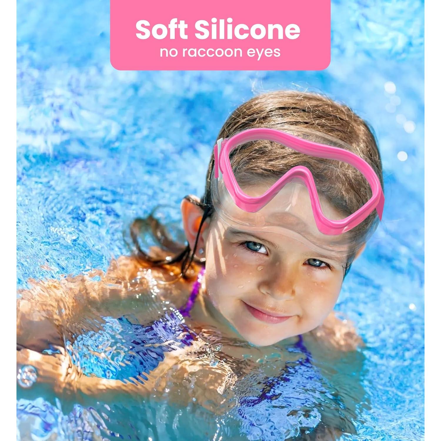 Gafas de Natación Aegend para Niños 3-15 Años Anti-Vaho