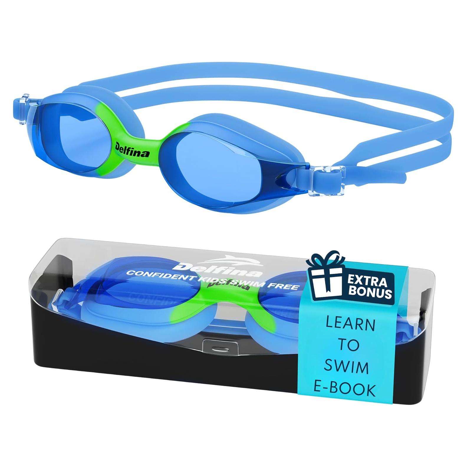 Gafas de natación Delfina para niños 2 a 7 años - Azul