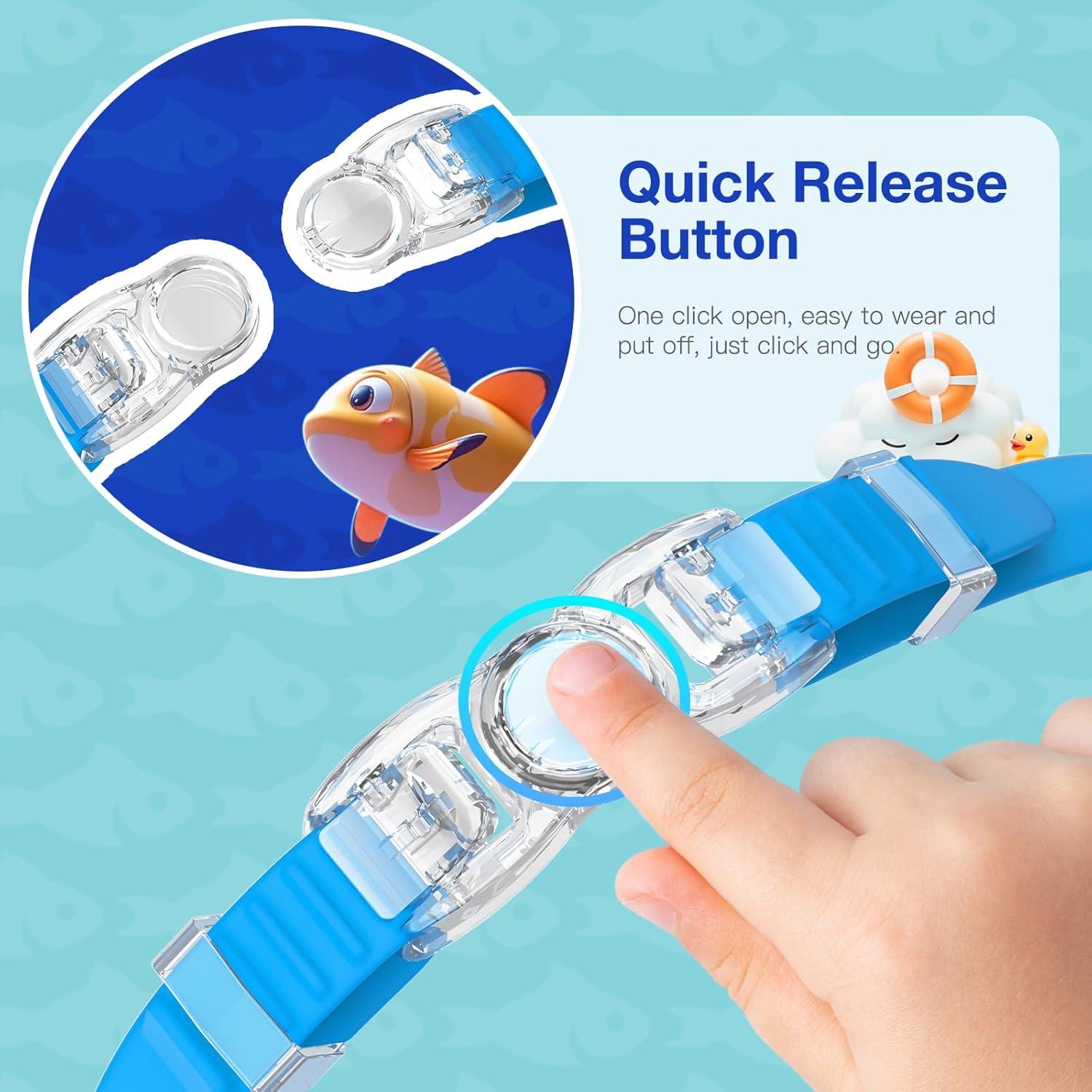 Gafas de natación Braylin para niños, 2 unidades, anti-vaho