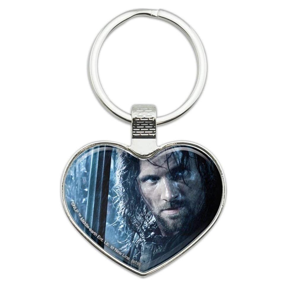 Llavero Corazón Aragorn El Señor de los Anillos Metal