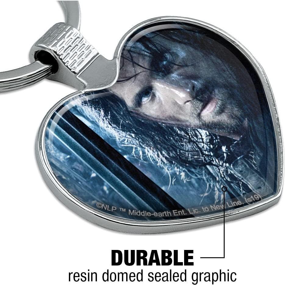 Llavero Corazón Aragorn El Señor de los Anillos Metal