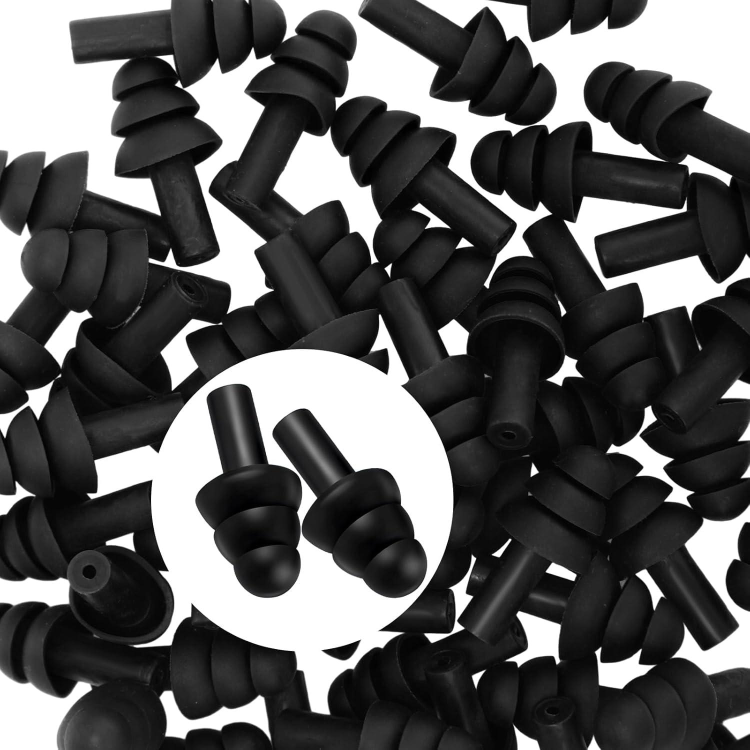 Tapones de Silicona Reutilizables TrelaCo 200 Pares Negros