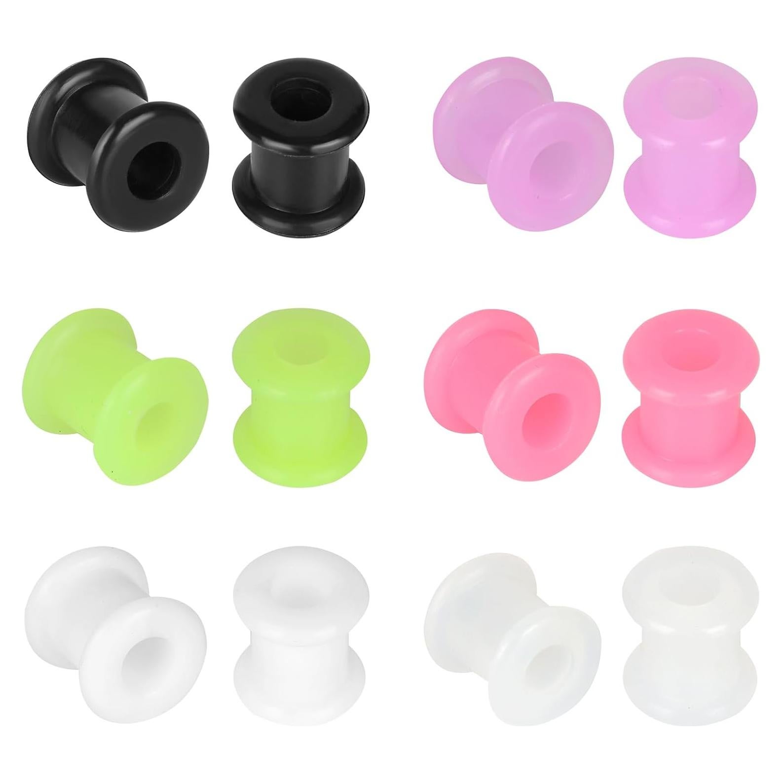 Juego de Tapones de Silicona B BodyPJ 12 Piezas 6 Colores