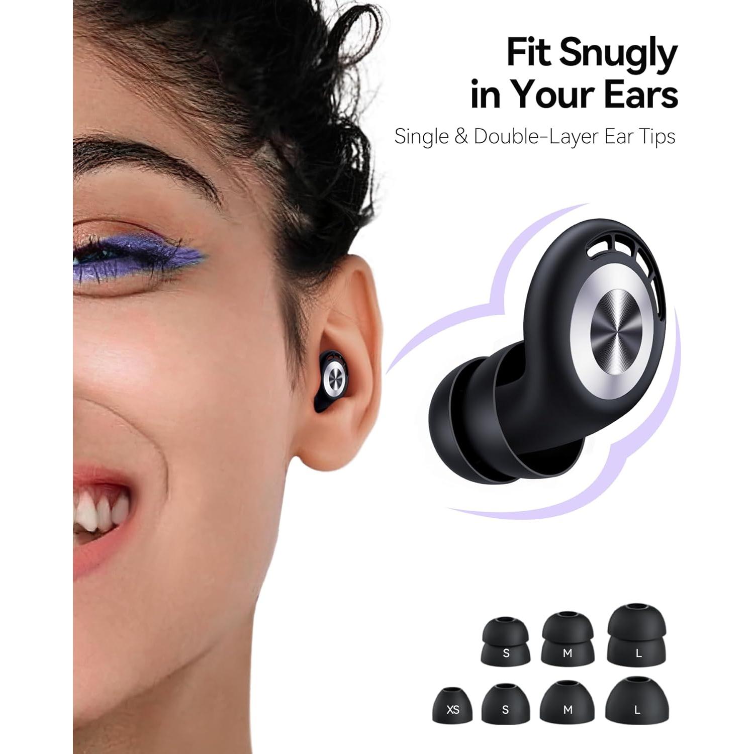 Tapones para Oídos TOAPEX S9 Silicona Reutilizables 50dB