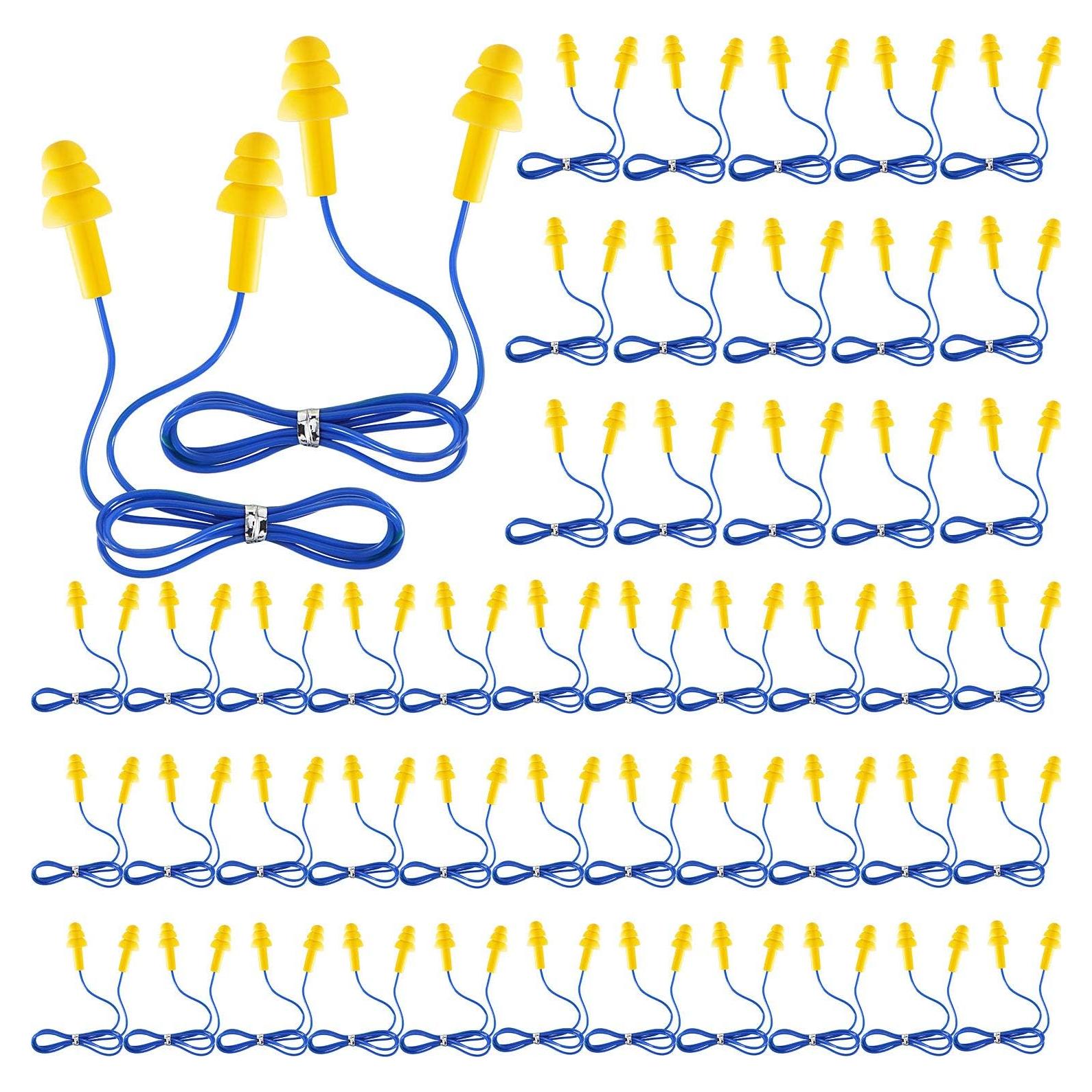 Tapones para Oídos Frienda 50 Pares Silicona Impermeables
