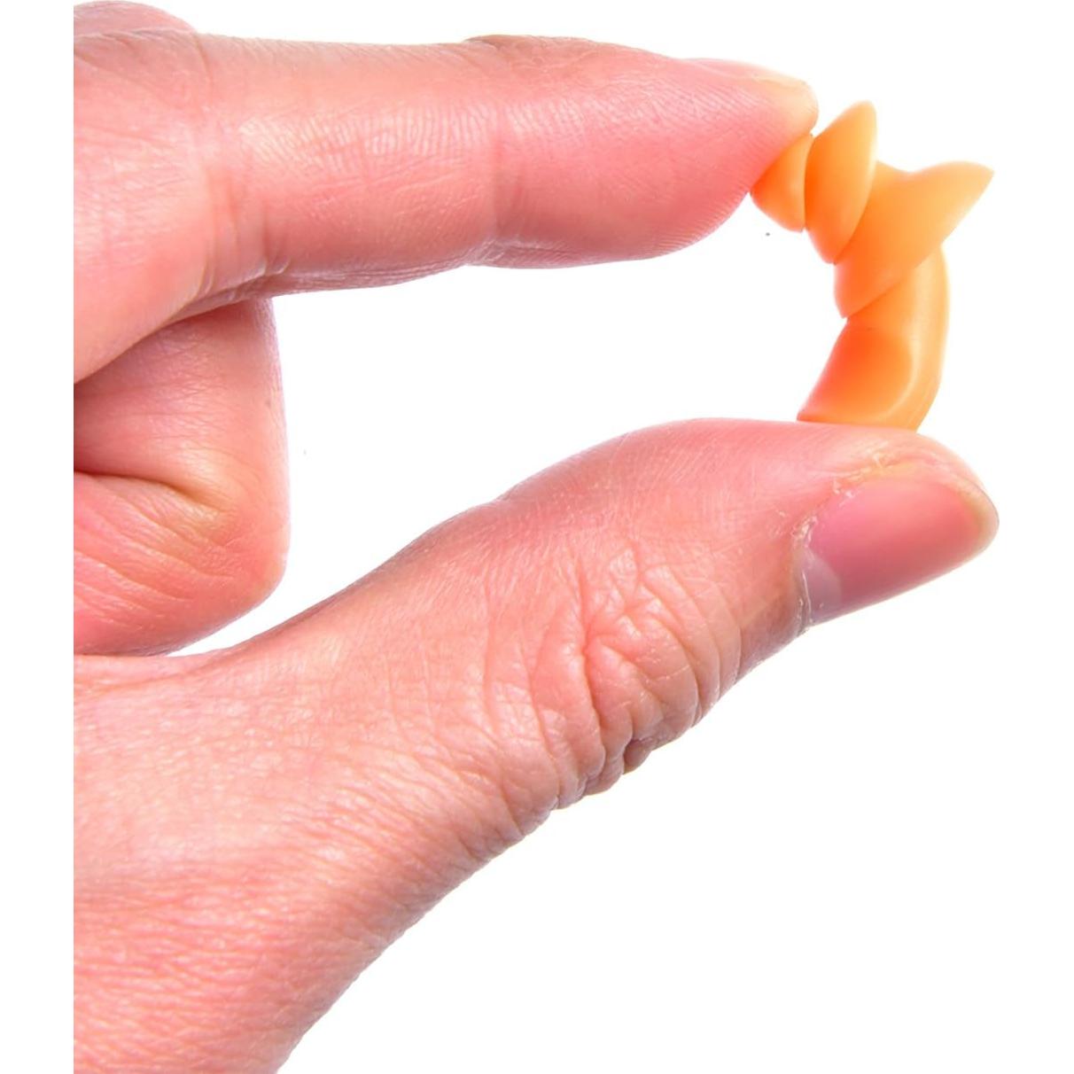 20 Pares de Tapones para Oídos Bememo de Silicona con Cuerda