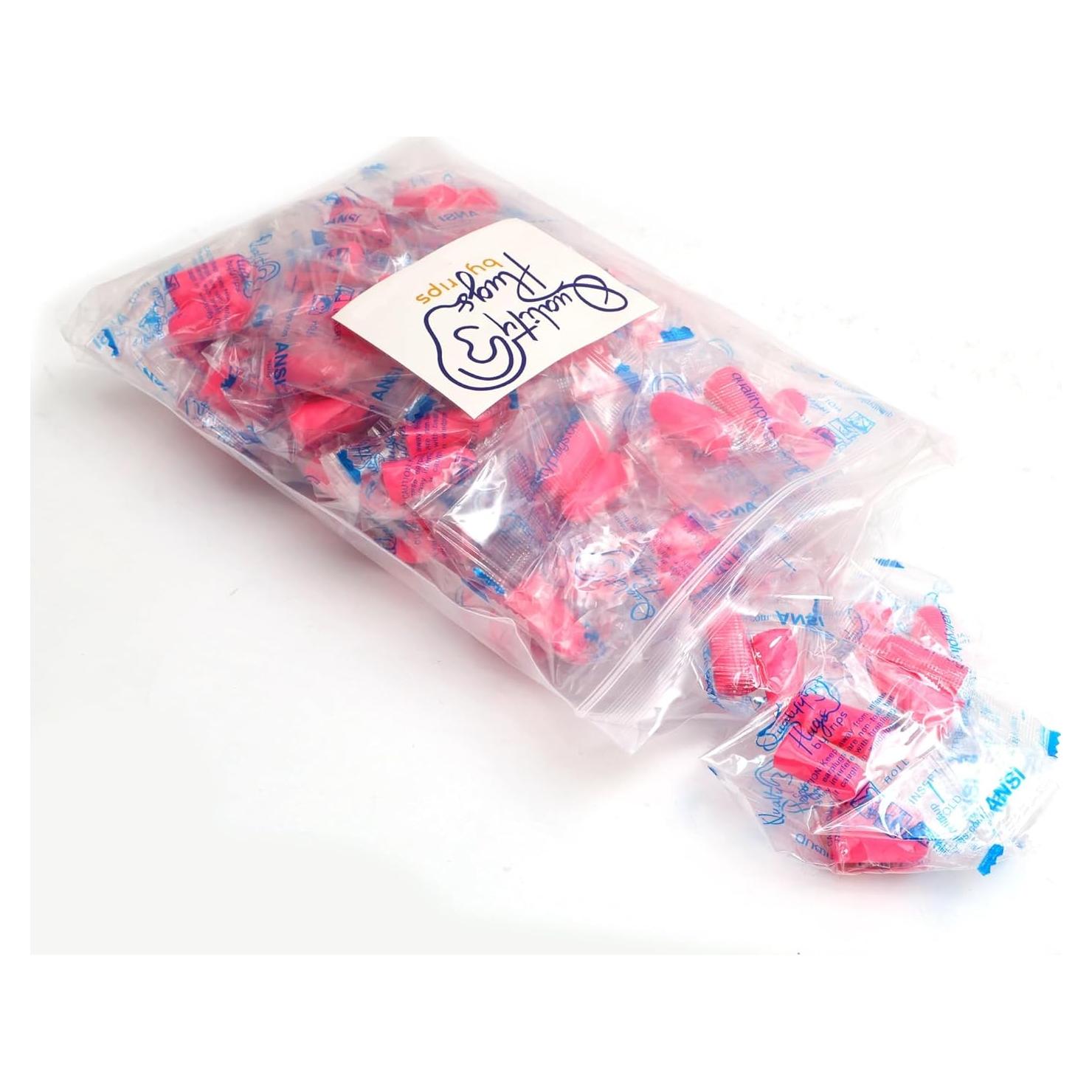 100 Pares de Tapones de Espuma Quality Plugs para Oídos Pequeños