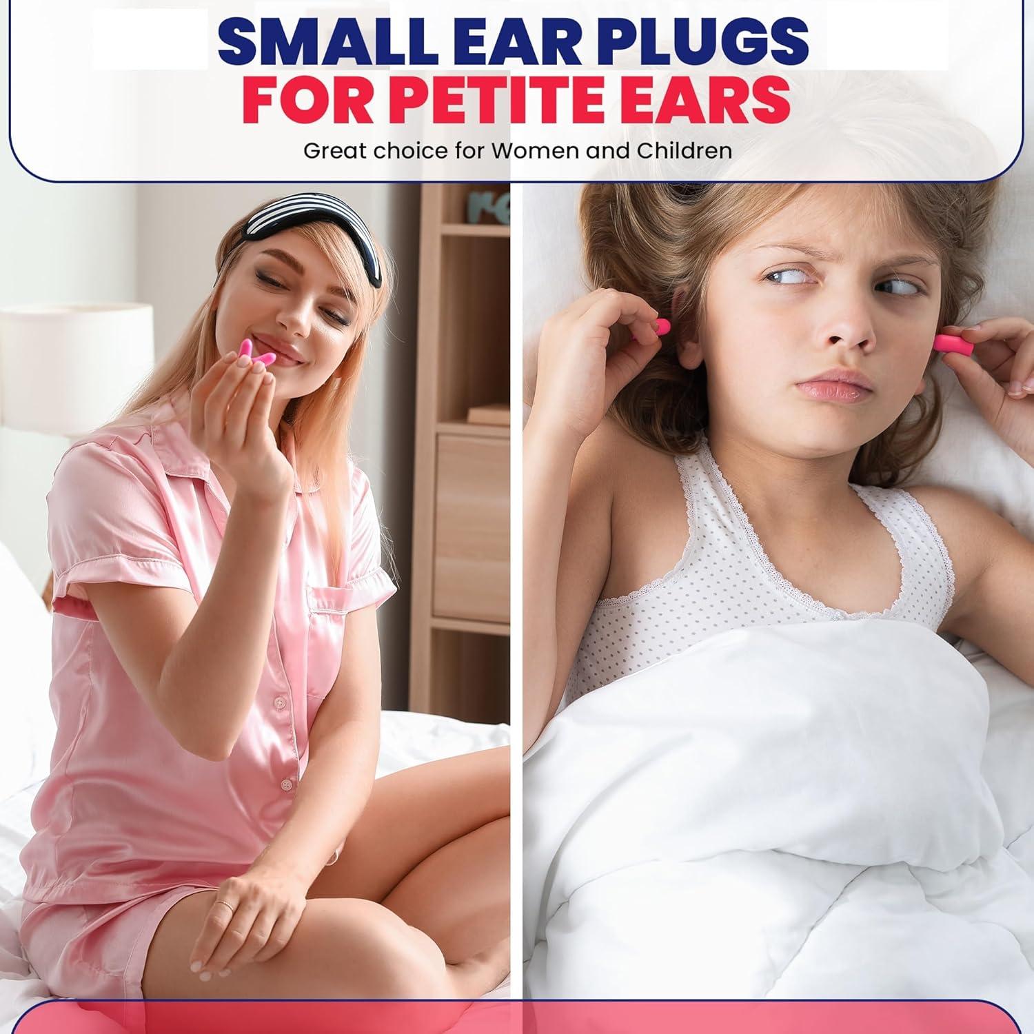 100 Pares de Tapones de Espuma Quality Plugs para Oídos Pequeños