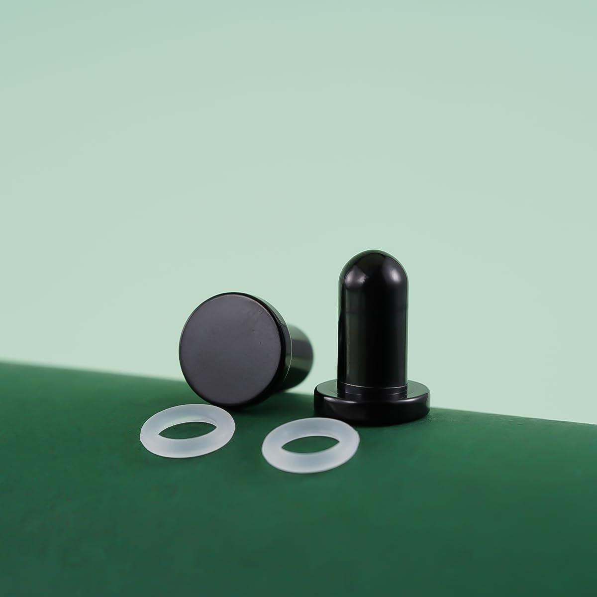 Kit de Piercings TBOSEN Tapones de Oído Acero Inoxidable 1-25mm