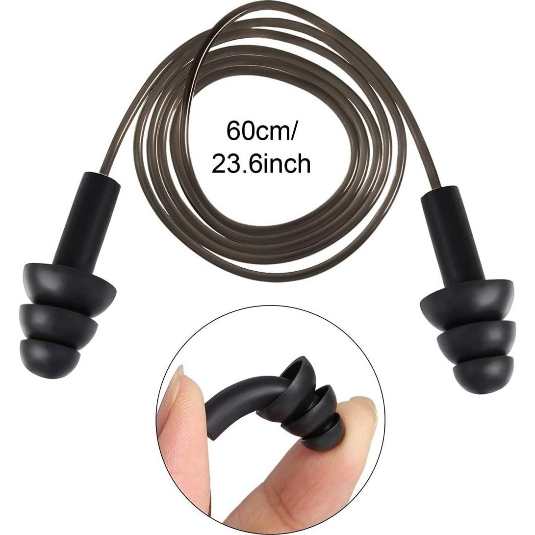 Tapones de Silicona Reutilizables AXBUS - 12 Pares NRR 32dB