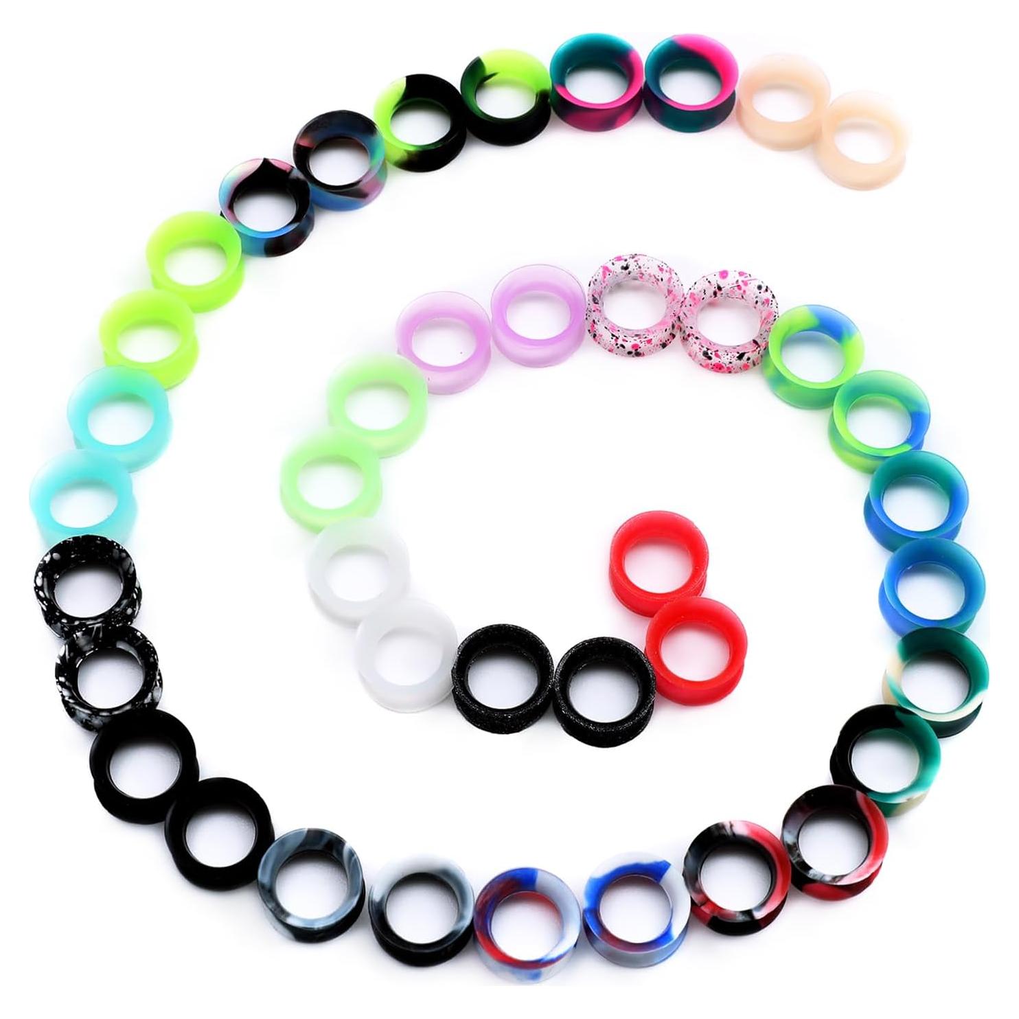 Conjunto de Tapones para Orejas Yrogcu Silicona Suave 40pcs