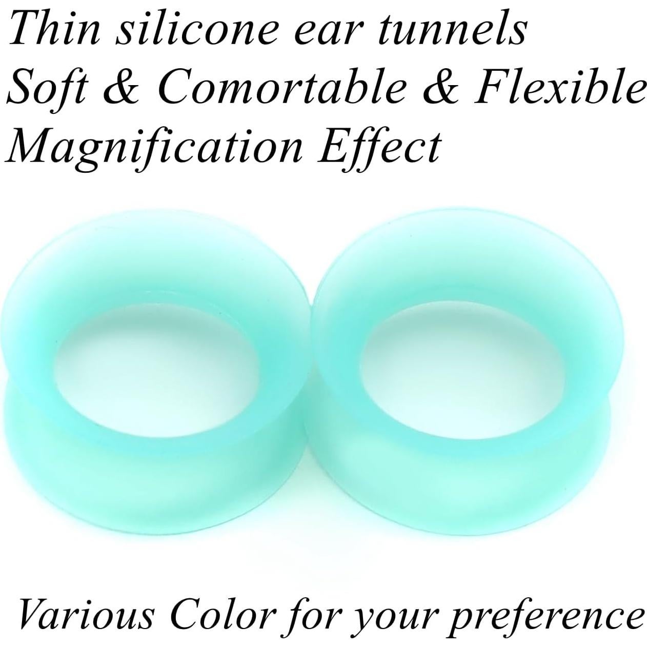 Conjunto de Tapones para Orejas Yrogcu Silicona Suave 40pcs