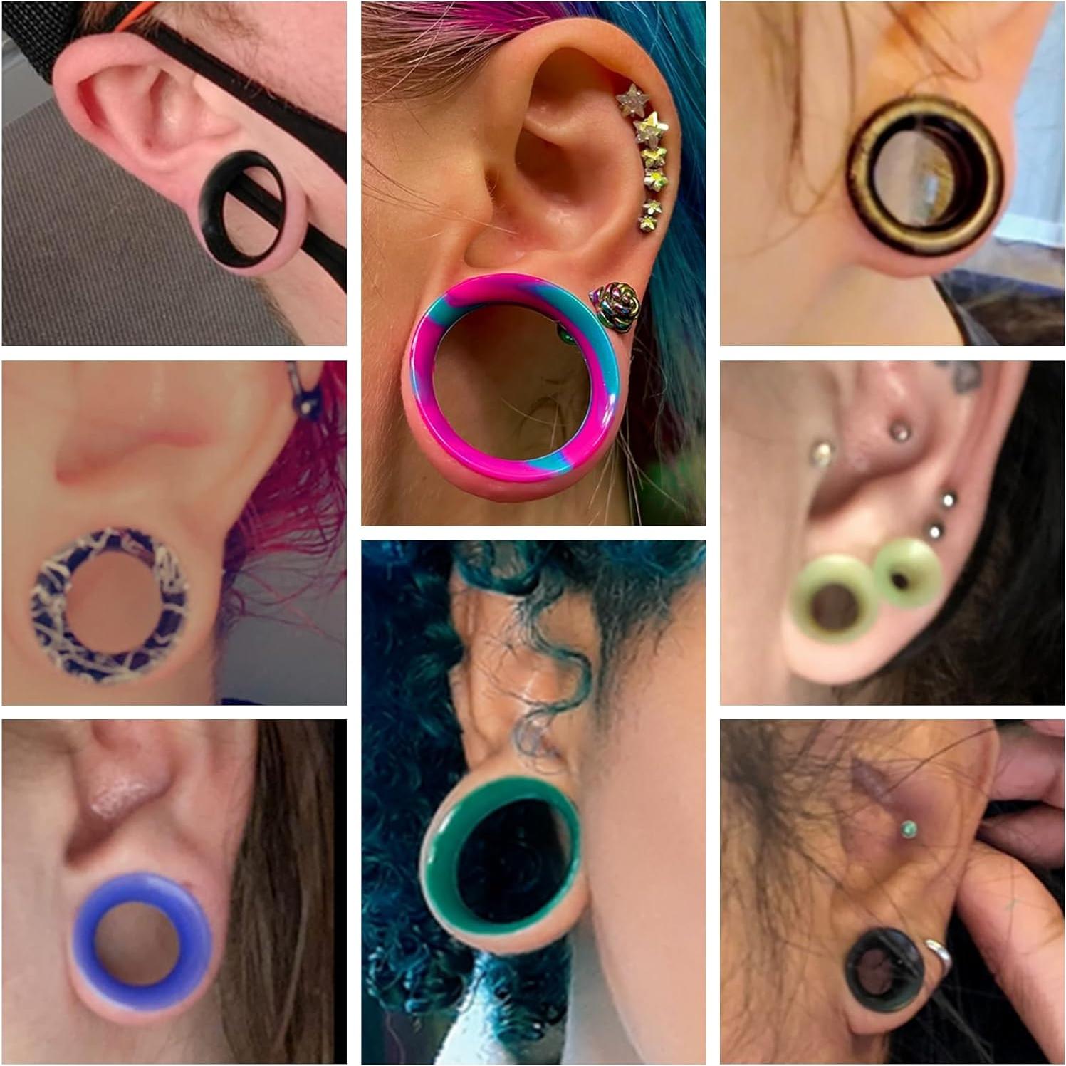 Conjunto de Tapones para Orejas Yrogcu Silicona Suave 40pcs