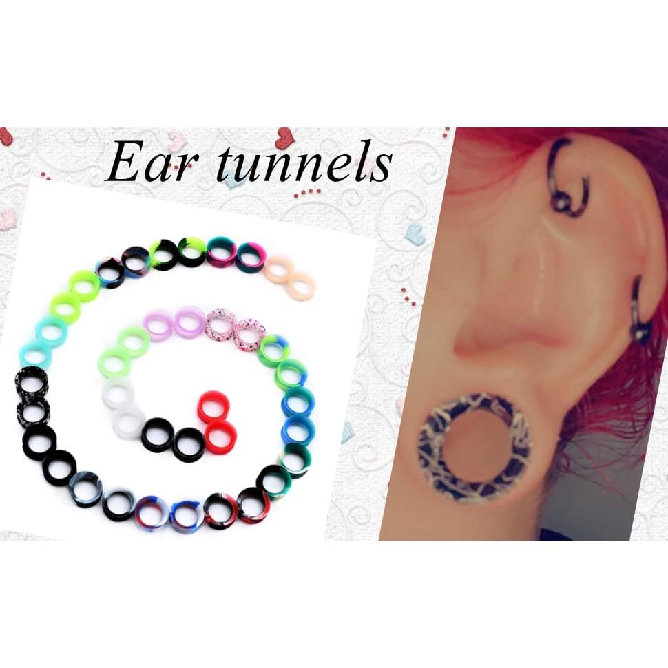 Conjunto de Tapones para Orejas Yrogcu Silicona Suave 40pcs