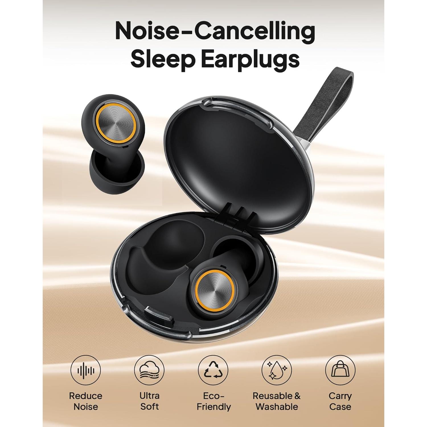 Tapones para oídos Zephronic Y27, silicona, 8 puntas, 45dB