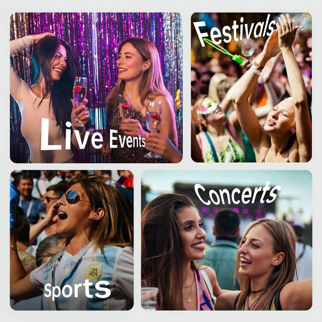 Tapones para oídos Relaxcharm - Protección auditiva 19dB