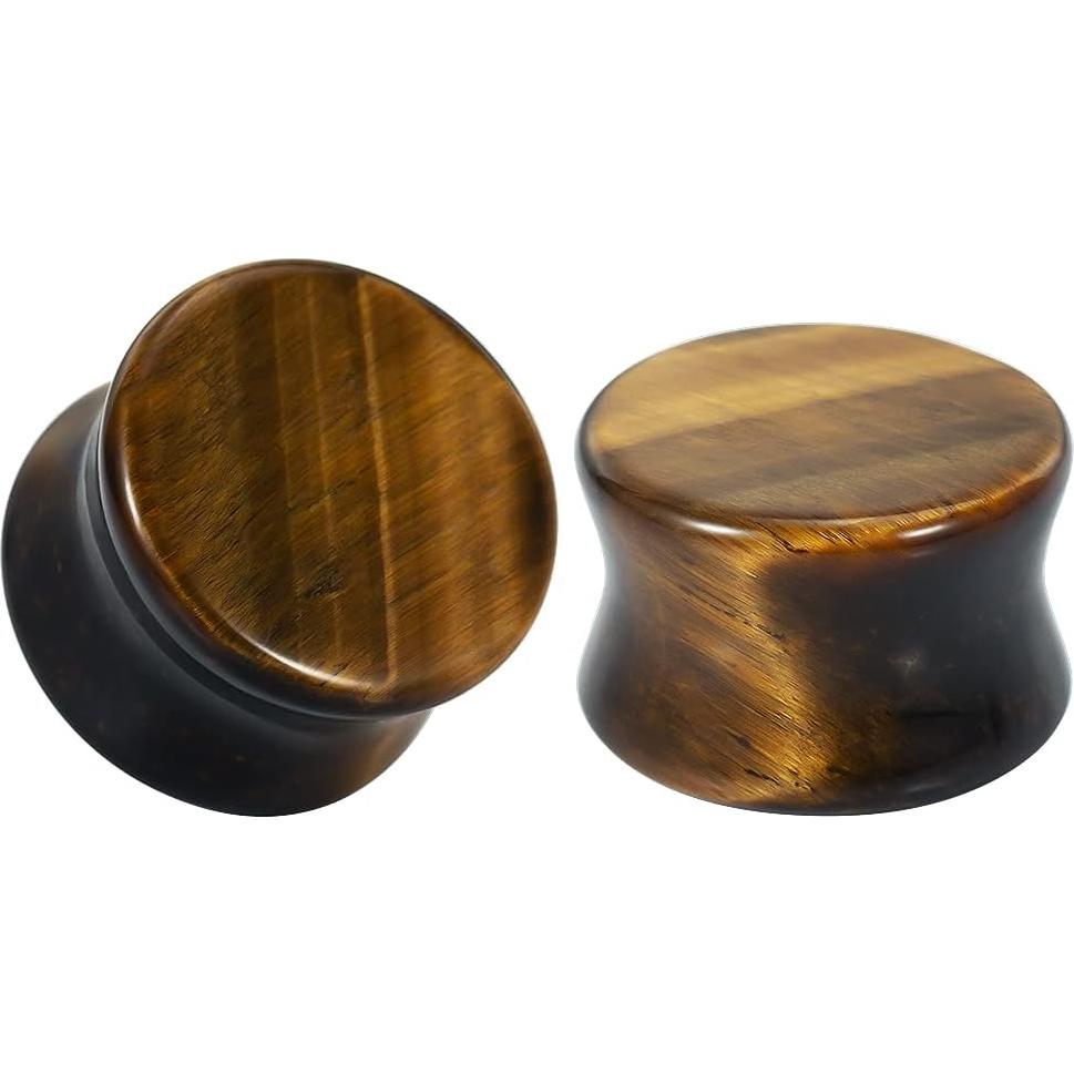 TBOSEN Conjunto 10 Pares Tapones de Oído Piedra Mixta 8-16mm