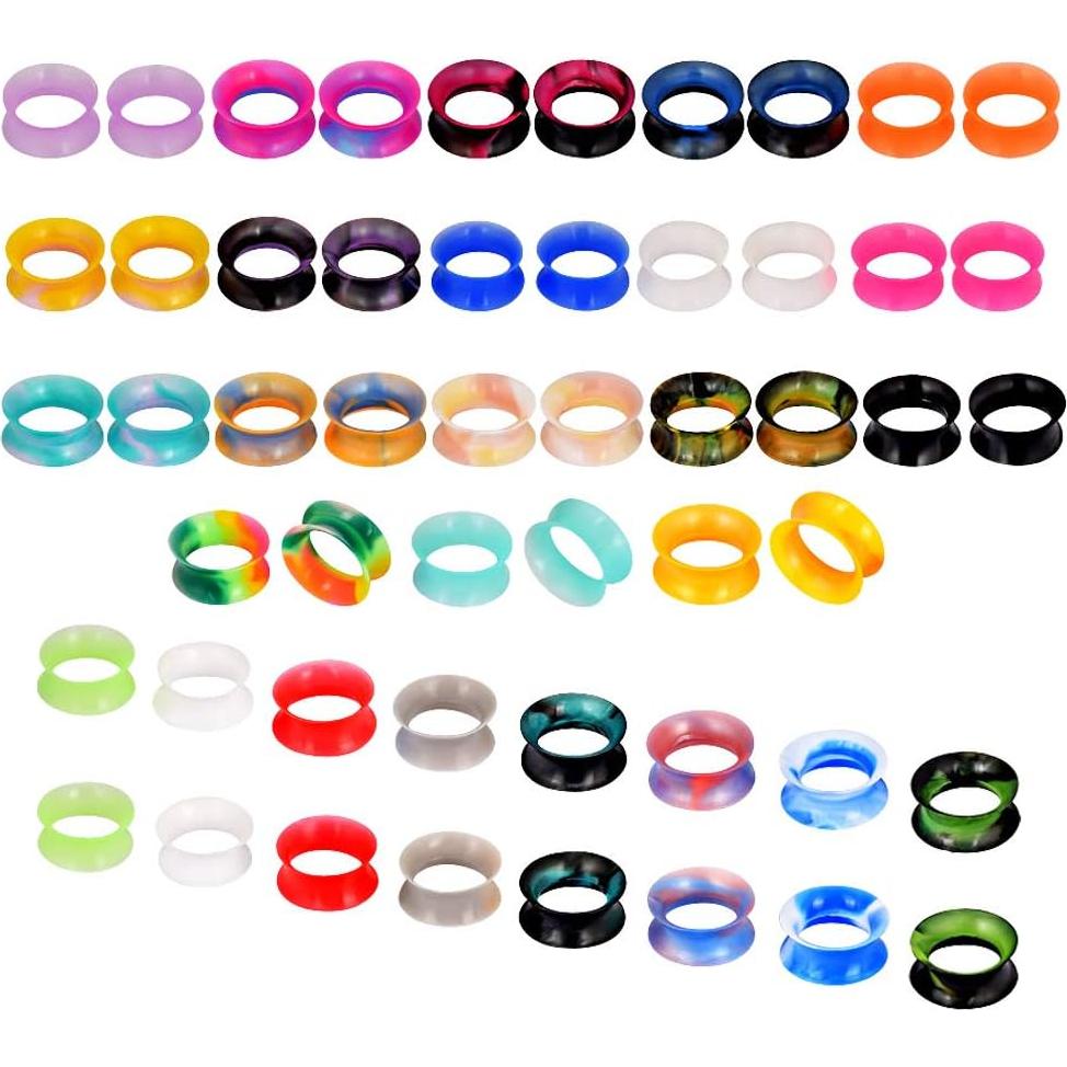 Stuppendux Tapones de Silicona Suave 26 Pares 10mm Unisex