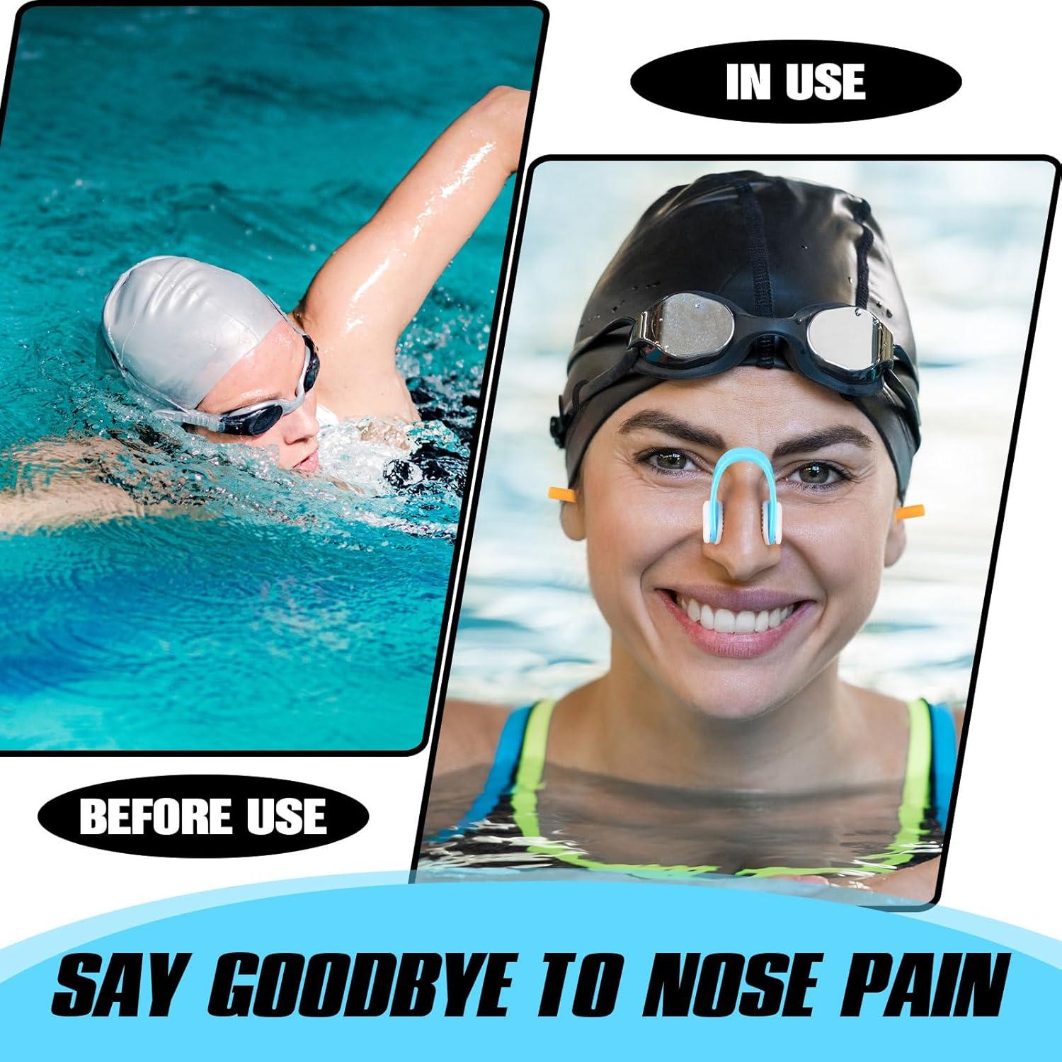 15 Juegos de Clips Nasales y Tapones para Oídos Saysurey