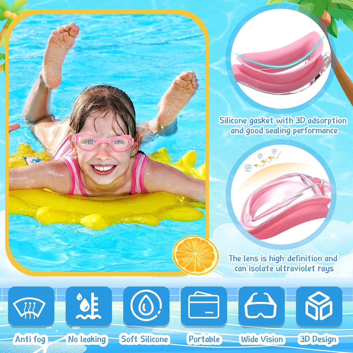 Gafas de natación Flutesan 6 Pack Adultos Niños Antivaho