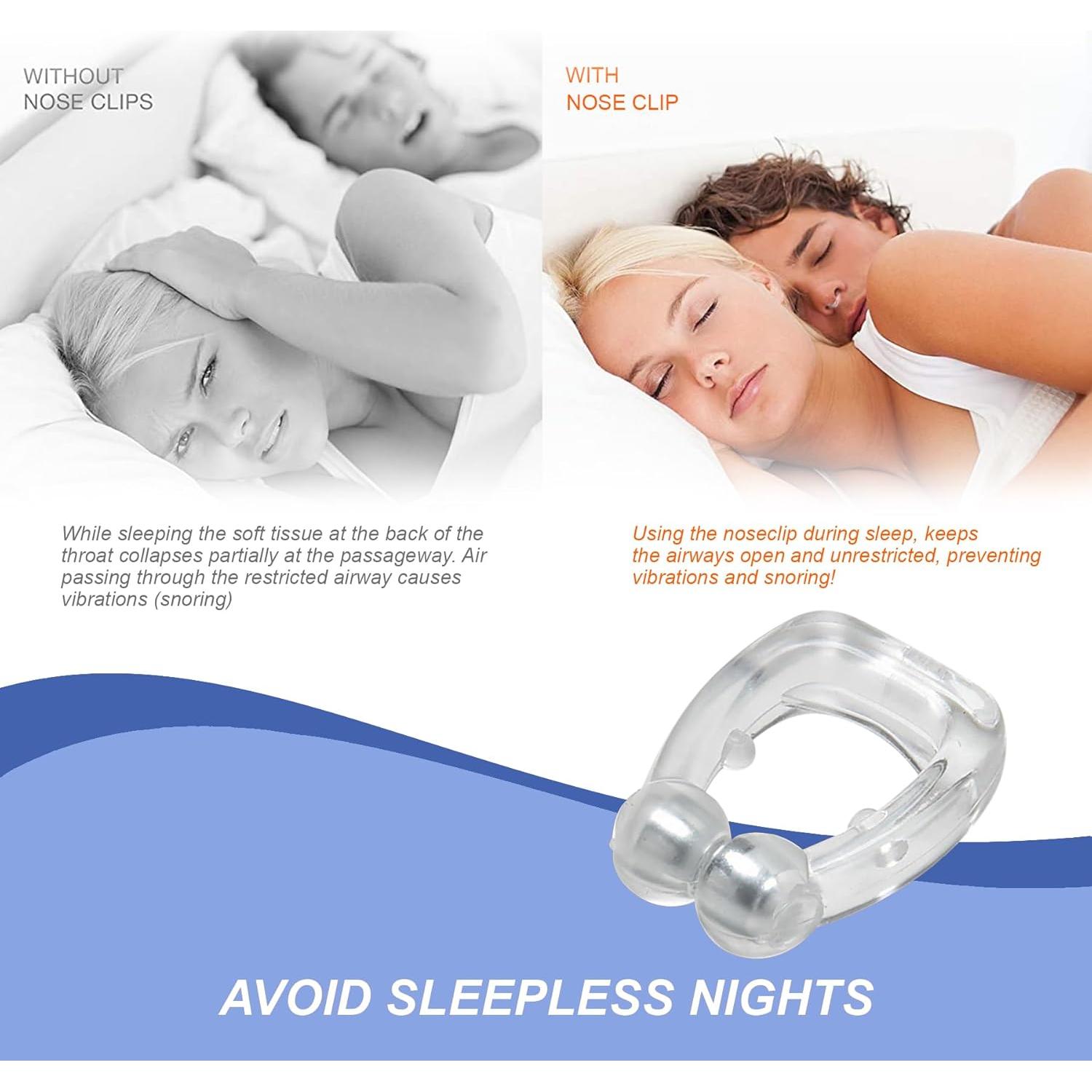 Paquete de 6 Clips Nasales Magnéticos Mobi Lock - Silicona Reutilizable