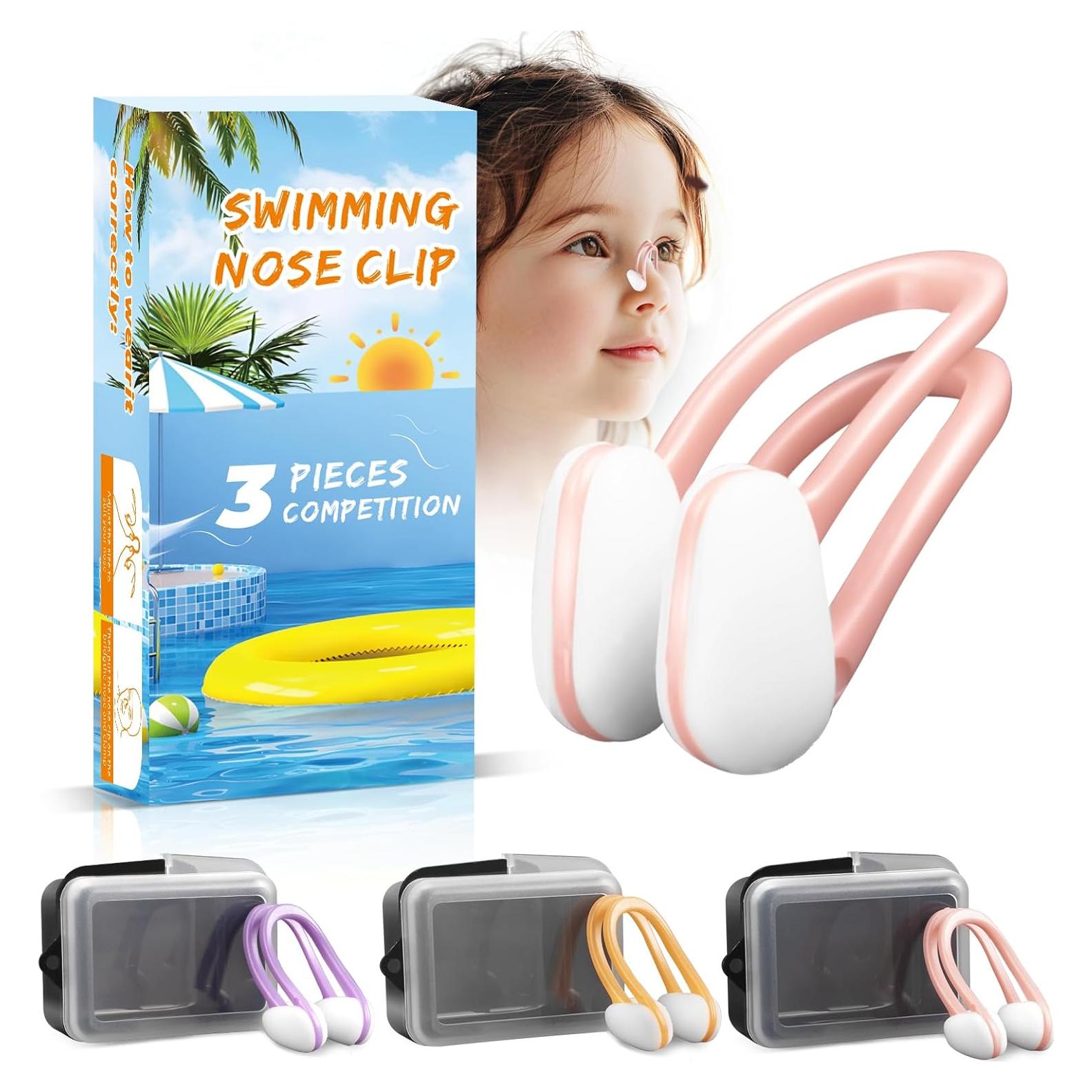 Clip de Nariz para Nadar LFHMELE NC001 - 3 Colores para Niños