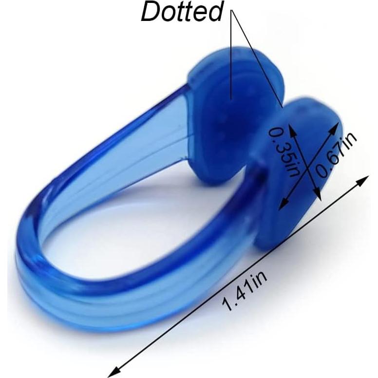 Clip de Nariz para Natación Linwnil 6 Pcs Multicolor