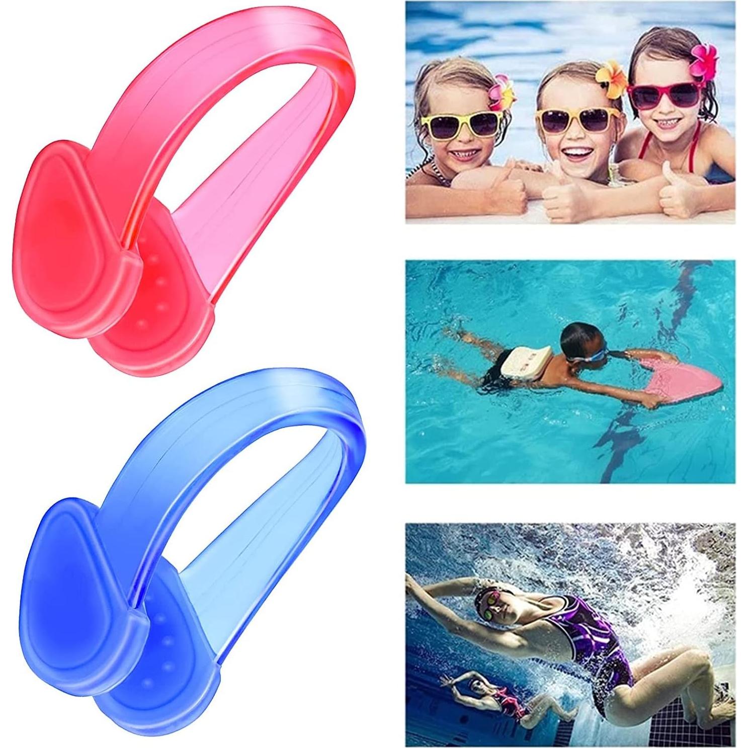 Clip de Nariz para Natación Linwnil 6 Pcs Multicolor