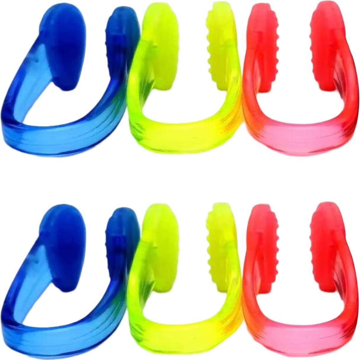 Clip de Nariz para Natación Linwnil 6 Pcs Multicolor