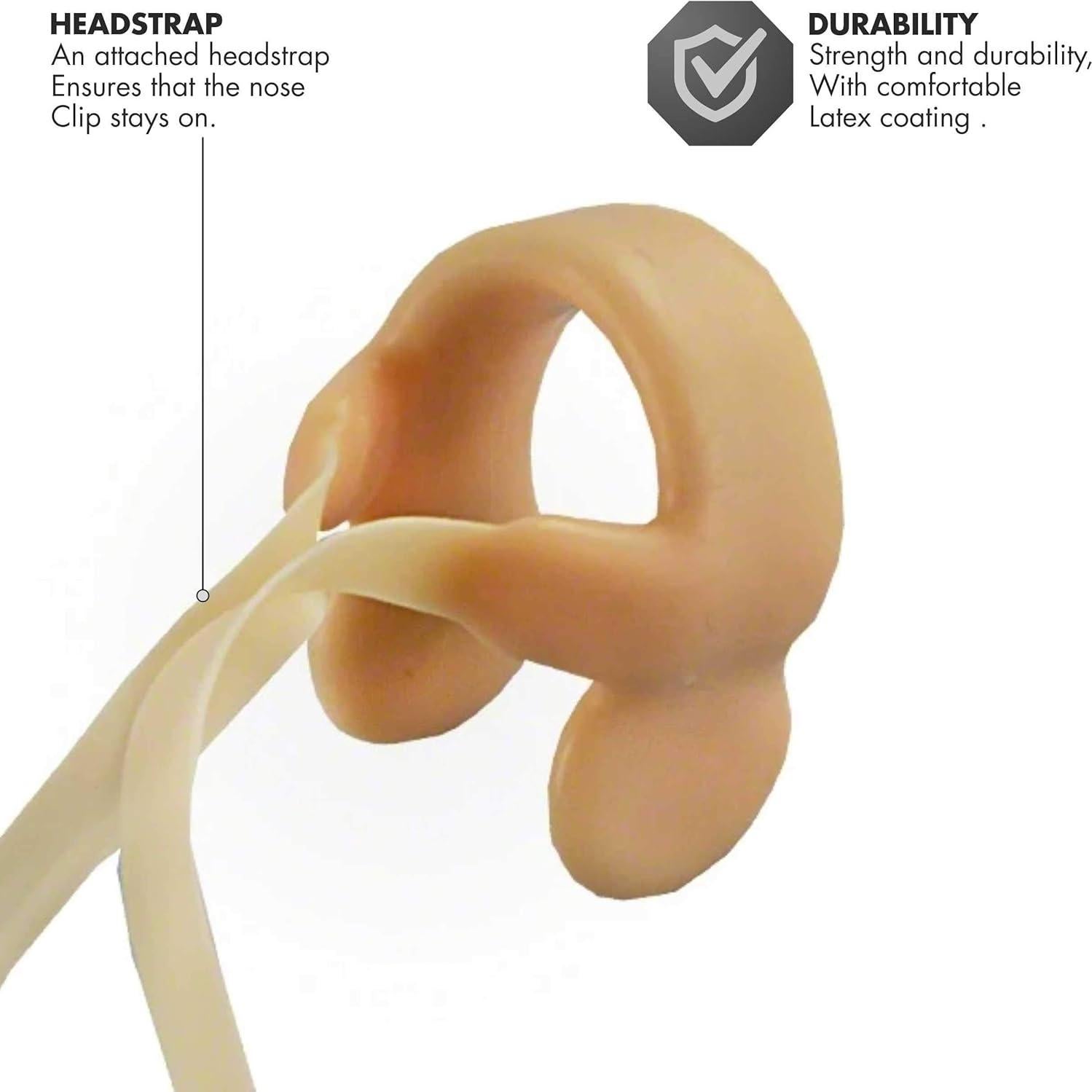 Clip de Nariz de Láttex TYR para Natación - Talla Única